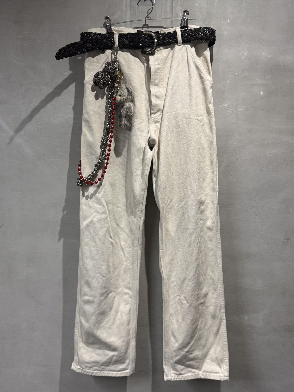 Harley Davidson Harley-Davidson Made in Italy Utility Carpenter Pants Y2k Size US 31 - 11 Thumbnail