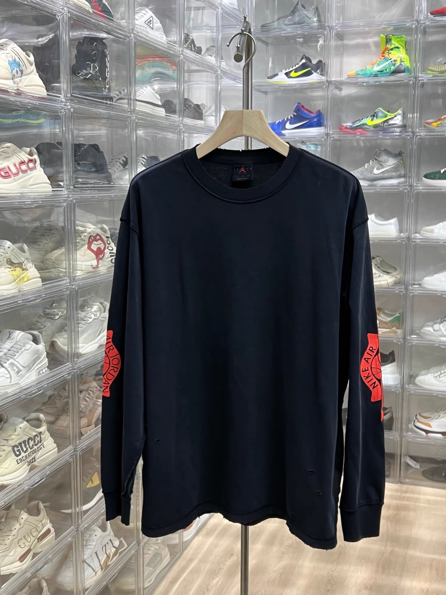Nike NIKE Rare Air Vintage Distressed Long Sleeve T-Shirt K15 Size US XXL / EU 58 / 5 - 1 Thumbnail