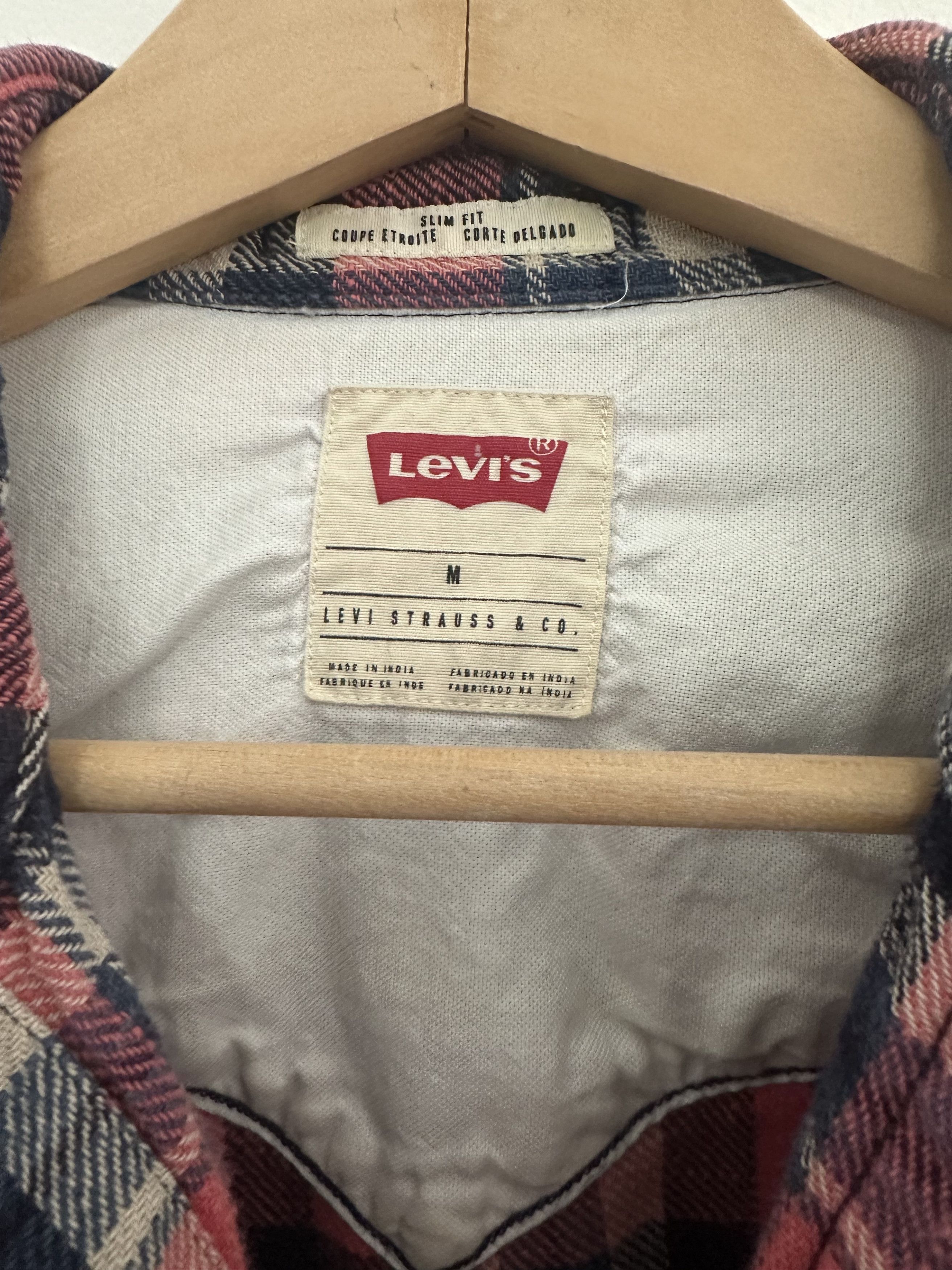 Levi's Orange Western Flannel Size US S / EU 44-46 / 1 - 3 Thumbnail