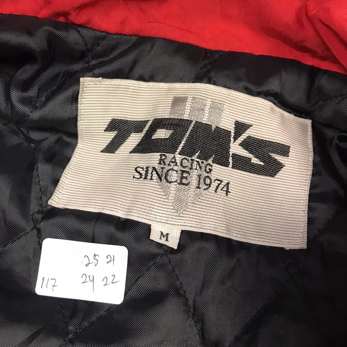 Sports Specialties VINTAGE TOM’S RACING JAPANESE BOMBER RED JACKET Size US M / EU 48-50 / 2 - 15 Thumbnail