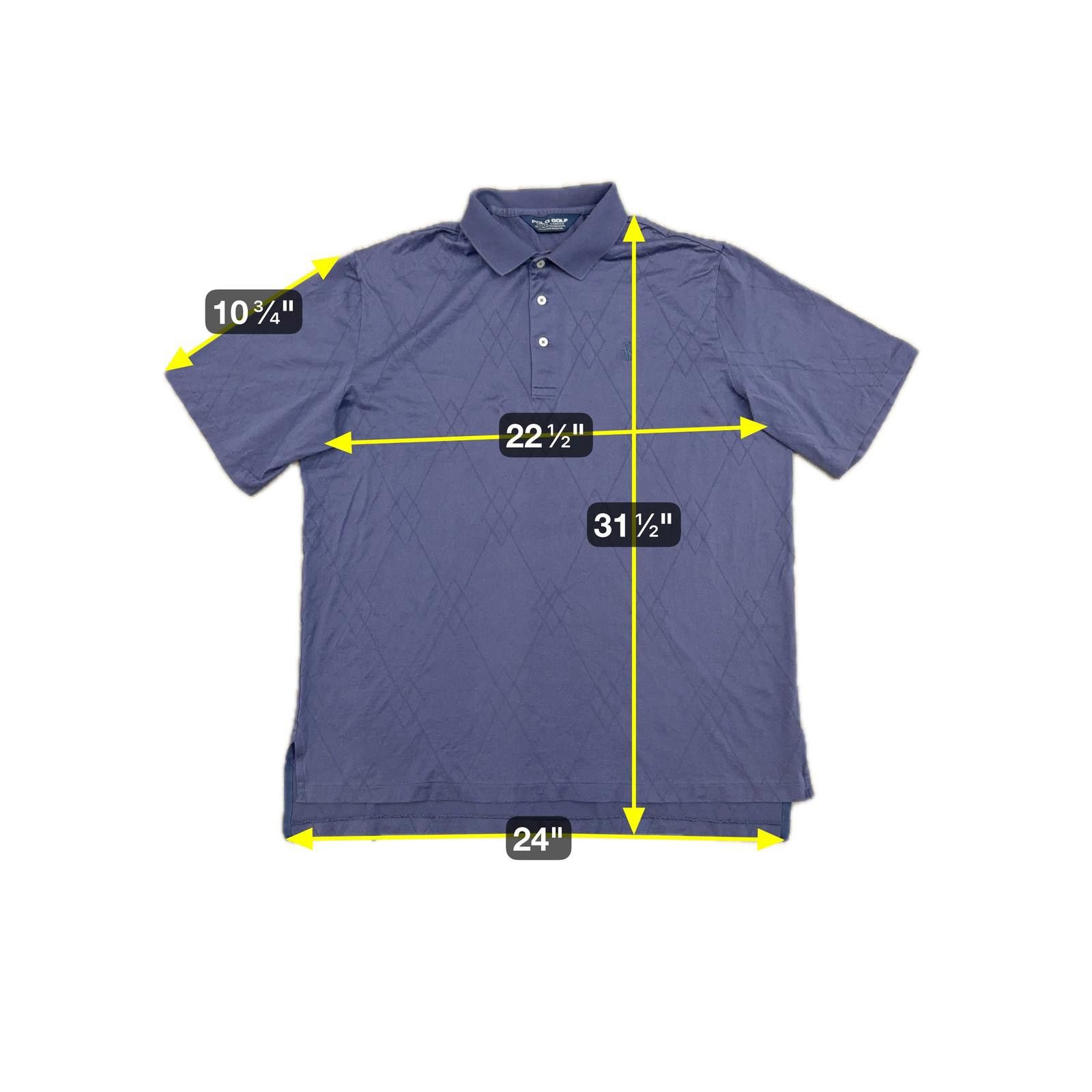 Designer Vtg 90s Polo Golf Shirt Mens XL Diamond Pattern Pima Cotton Size US XL / EU 56 / 4 - 11 Thumbnail