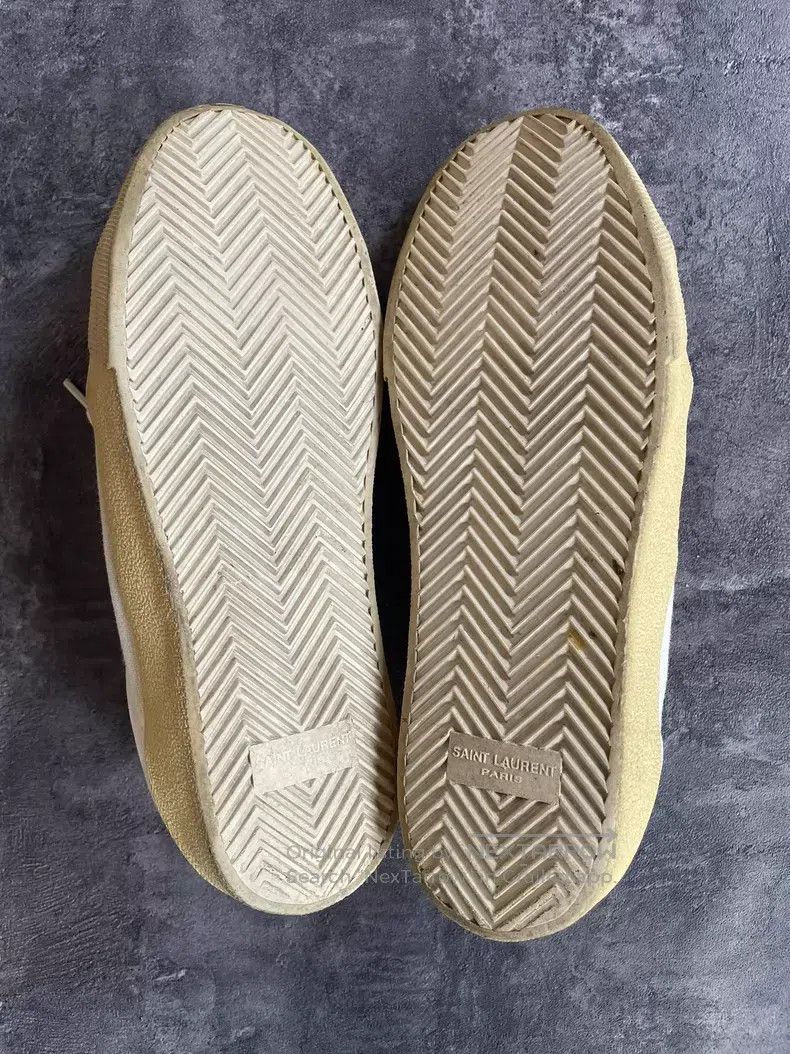 Saint Laurent Paris Saint Laurent Paris Embroidered Inscription Faded Destroye Size US 8 / EU 41 - 5 Thumbnail