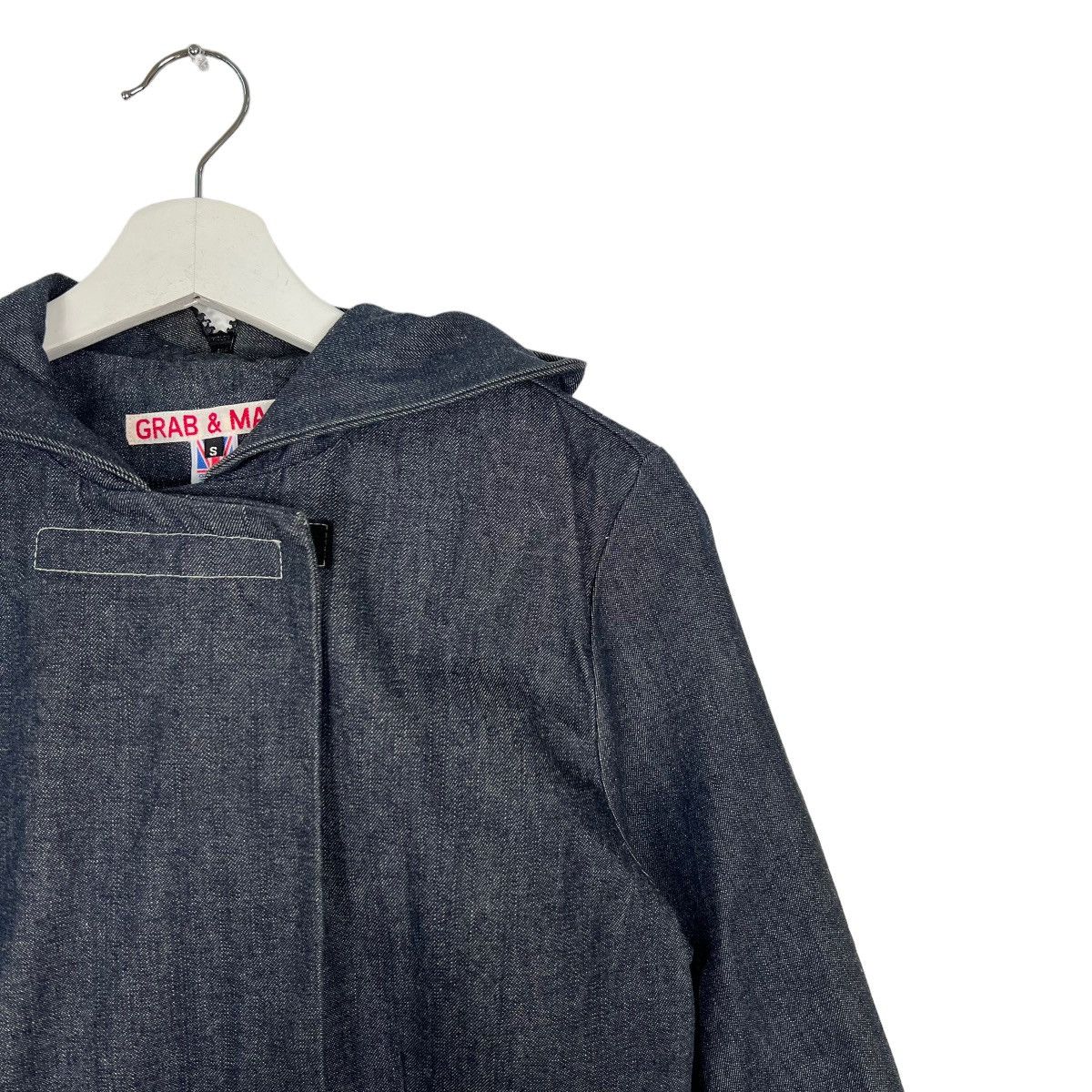 Designer 🔥GRAB & MAC HOODIE SURVIVAL DENIM JACKET MADE IN GREAT BRIT Size US S / EU 44-46 / 1 - 6 Thumbnail