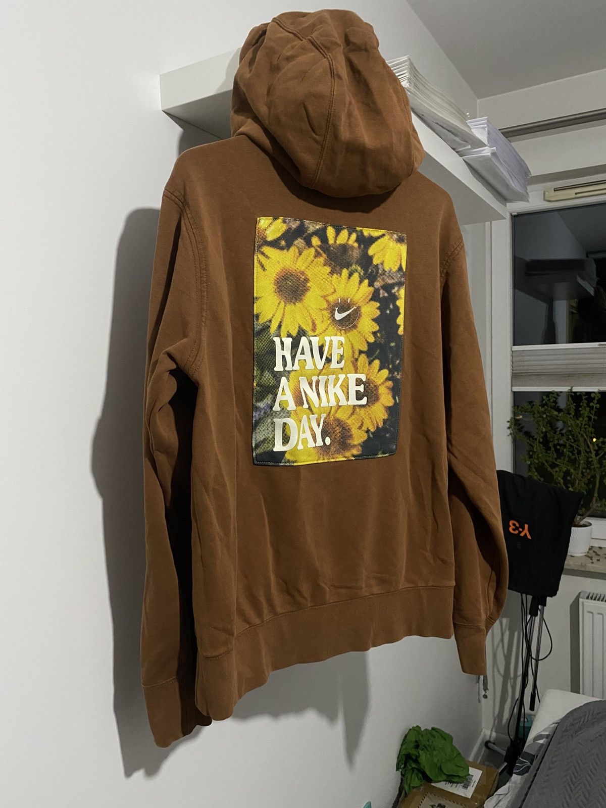 Nike Nike French Terry Hoodie Have a Nike Day M Pecan y2k Size US M / EU 48-50 / 2 - 13 Thumbnail