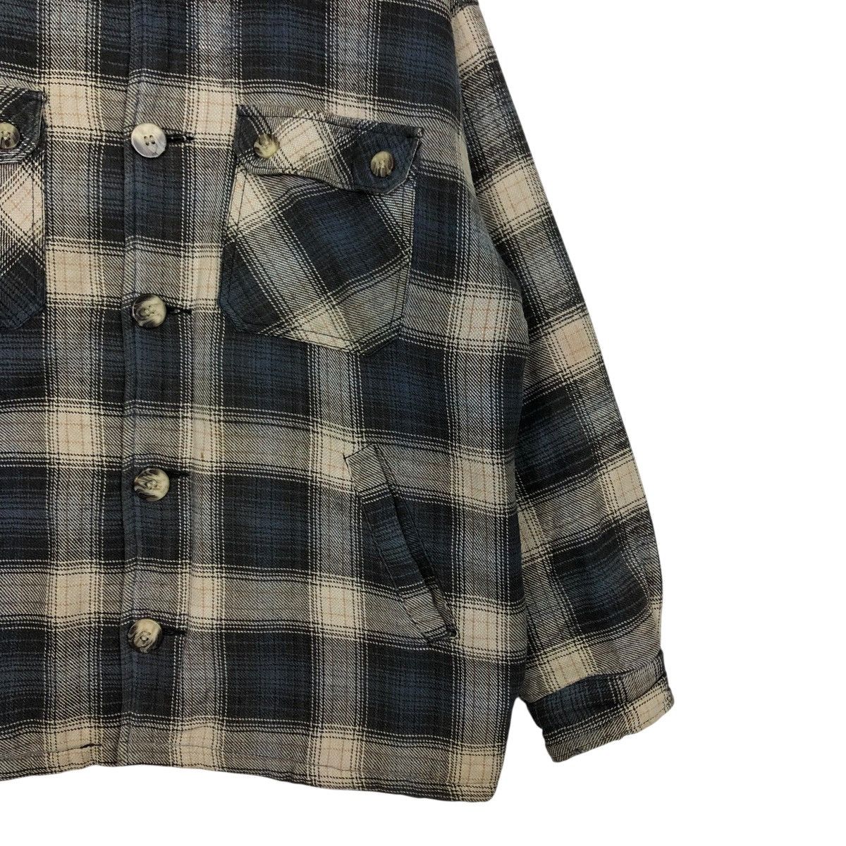 Japanese Brand 🔥VINTAGE FLANNEL JACKET TARTAN DESIGN SURF & SWEATS Size US M / EU 48-50 / 2 - 10 Thumbnail