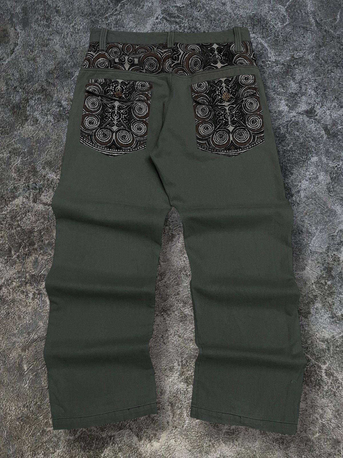 Japanese Brand 1990S Vintage Designer Camina Art Historical Kuno Pant Style Size US 32 / EU 48 - 1 Thumbnail