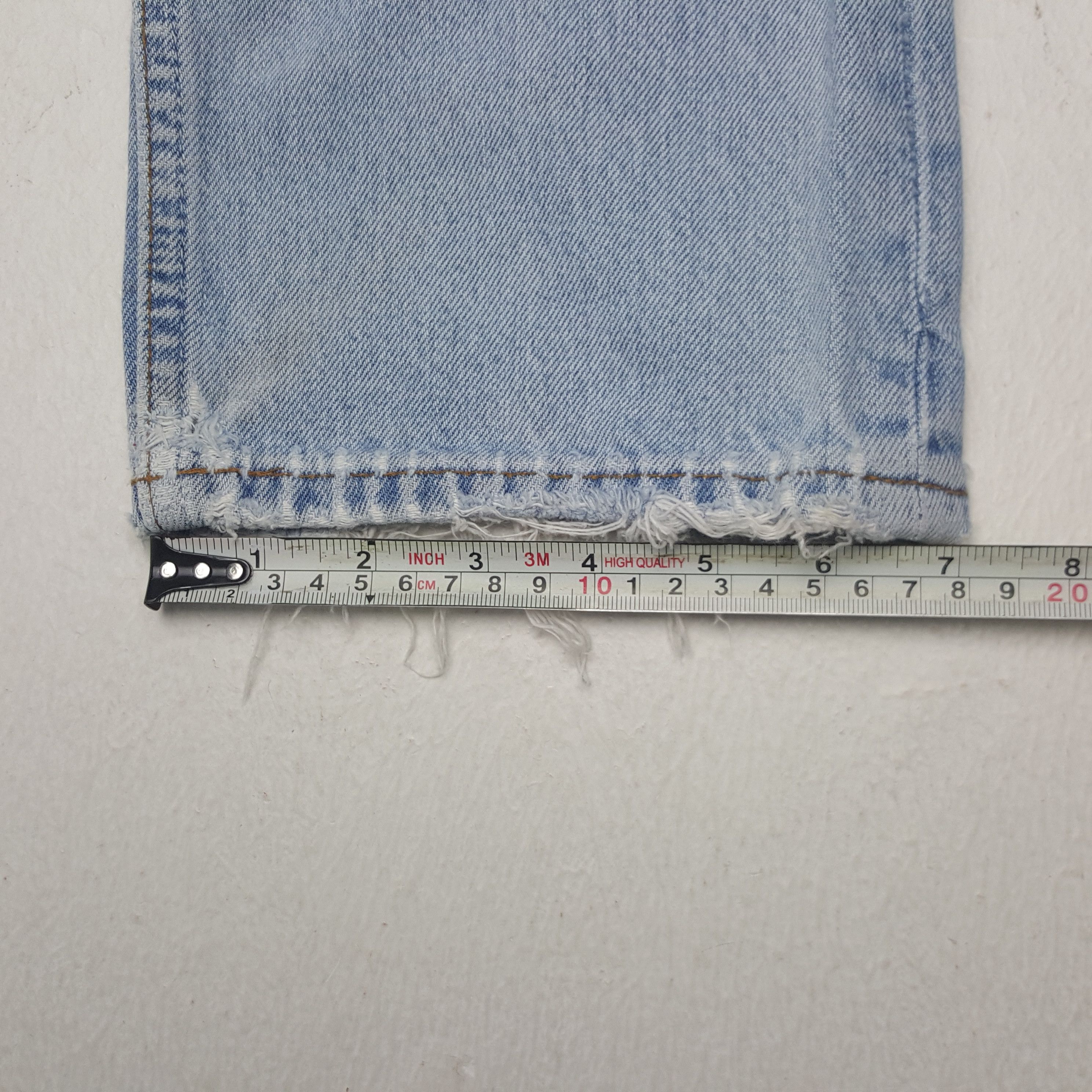 Levi's × Vintage Vintage Levi's 501 Distressed Patch Denim Jeans Size US 28 / EU 44 - 11 Thumbnail