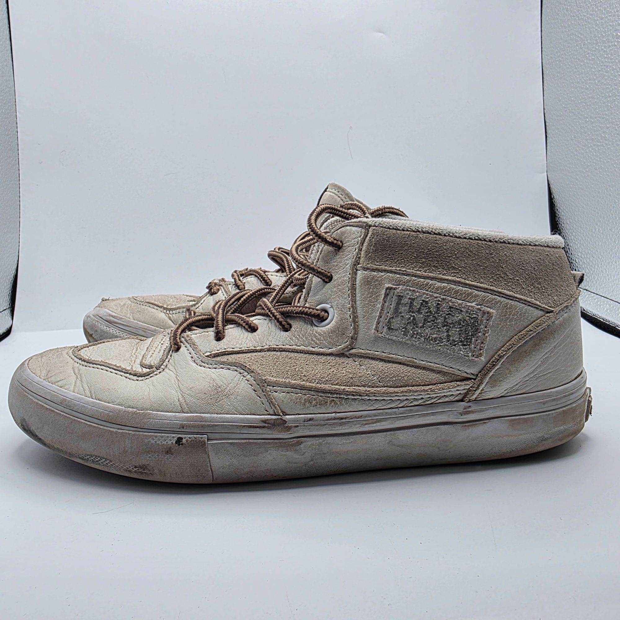 Vans Vans Half Cab Mens Size 7.5 White Sneaker Shoes Casual Skate Size US 7.5 / EU 40-41 - 13 Thumbnail
