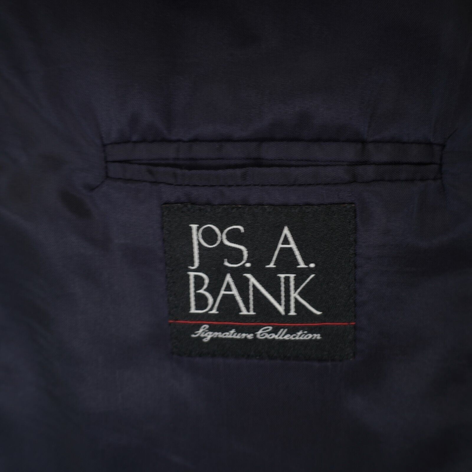 Jos. A. Bank Jos A Bank Signature Black Striped Wool 2 Piece Suit 44R 40/ Size 44R - 12 Thumbnail