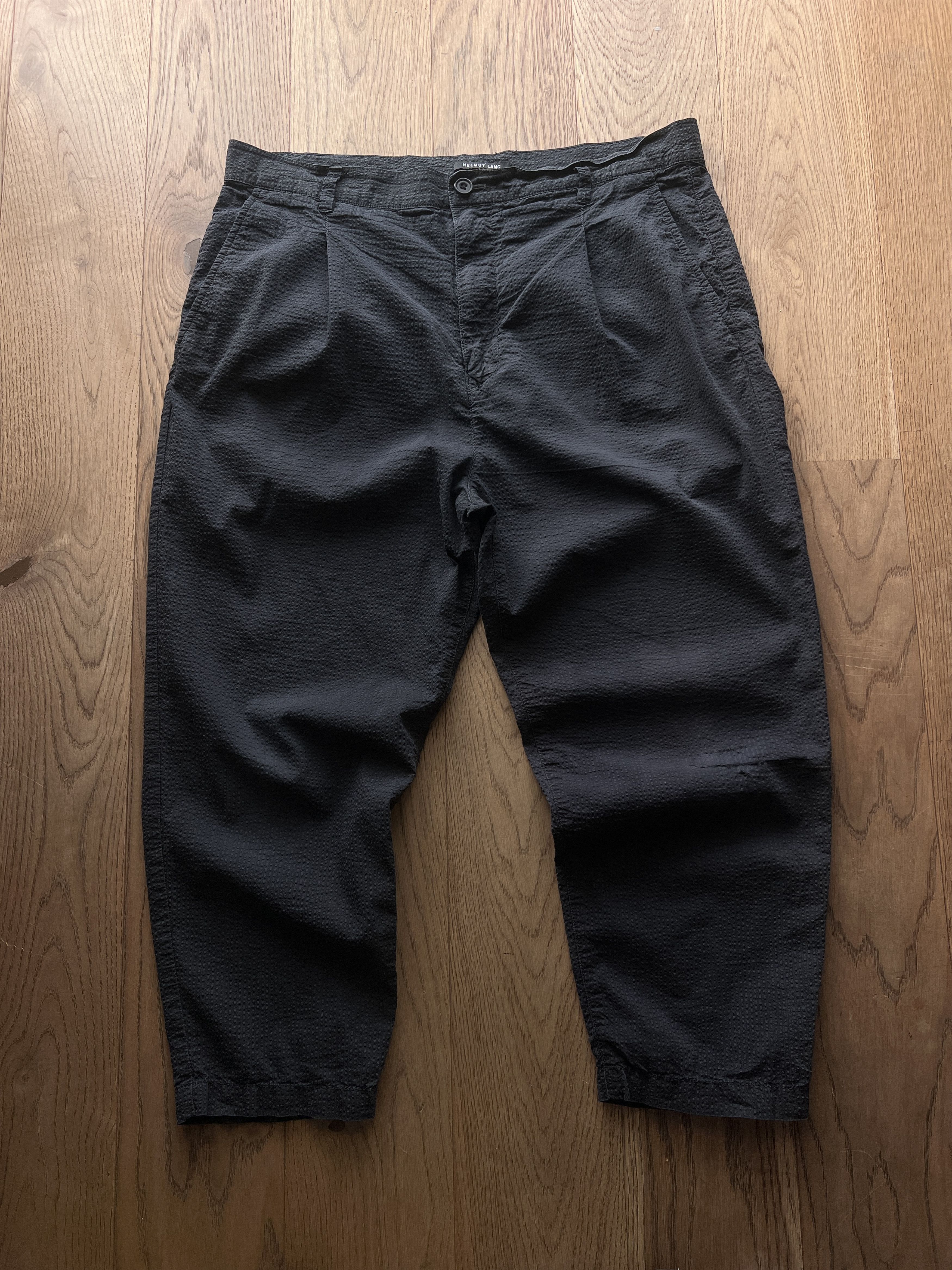 Helmut Lang Rare! Helmut Lang structure cropped pants faded distressed L Size US 34 / EU 50 - 6 Thumbnail