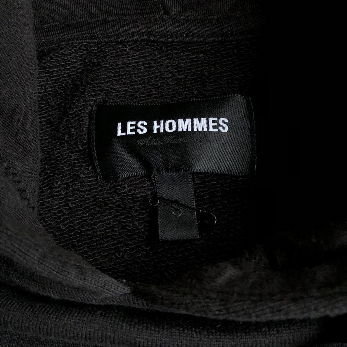 20471120 2000s Les Hommes Grunge Gothic Punk Style Hoodie Black Size US L / EU 52-54 / 3 - 12 Thumbnail