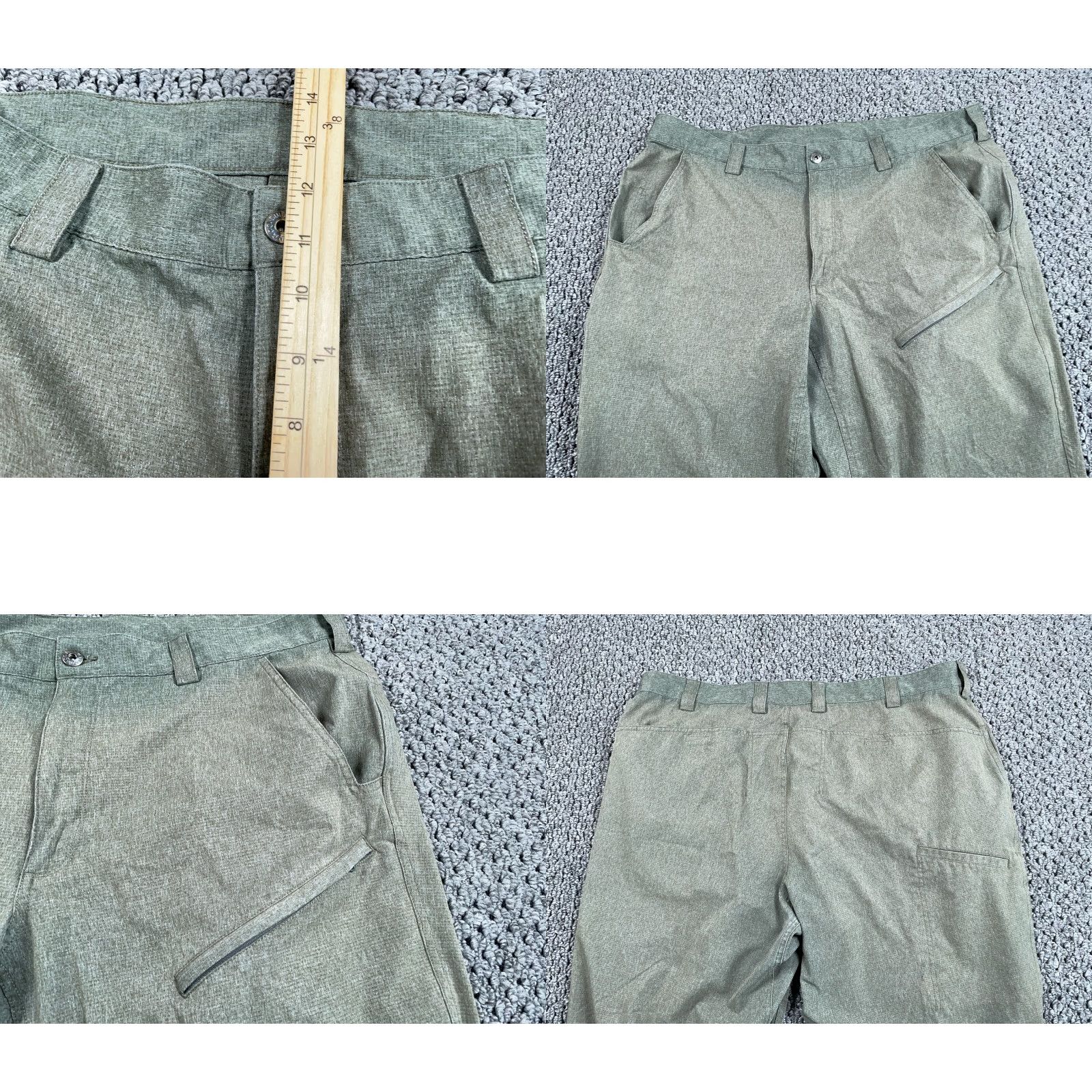 Vintage Duluth Breezeshooter Pants Men's 42 x 39 Green Lightweight Zip Pocket Outdoor Chino Casual Size US 42 / EU 58 - 8 Thumbnail