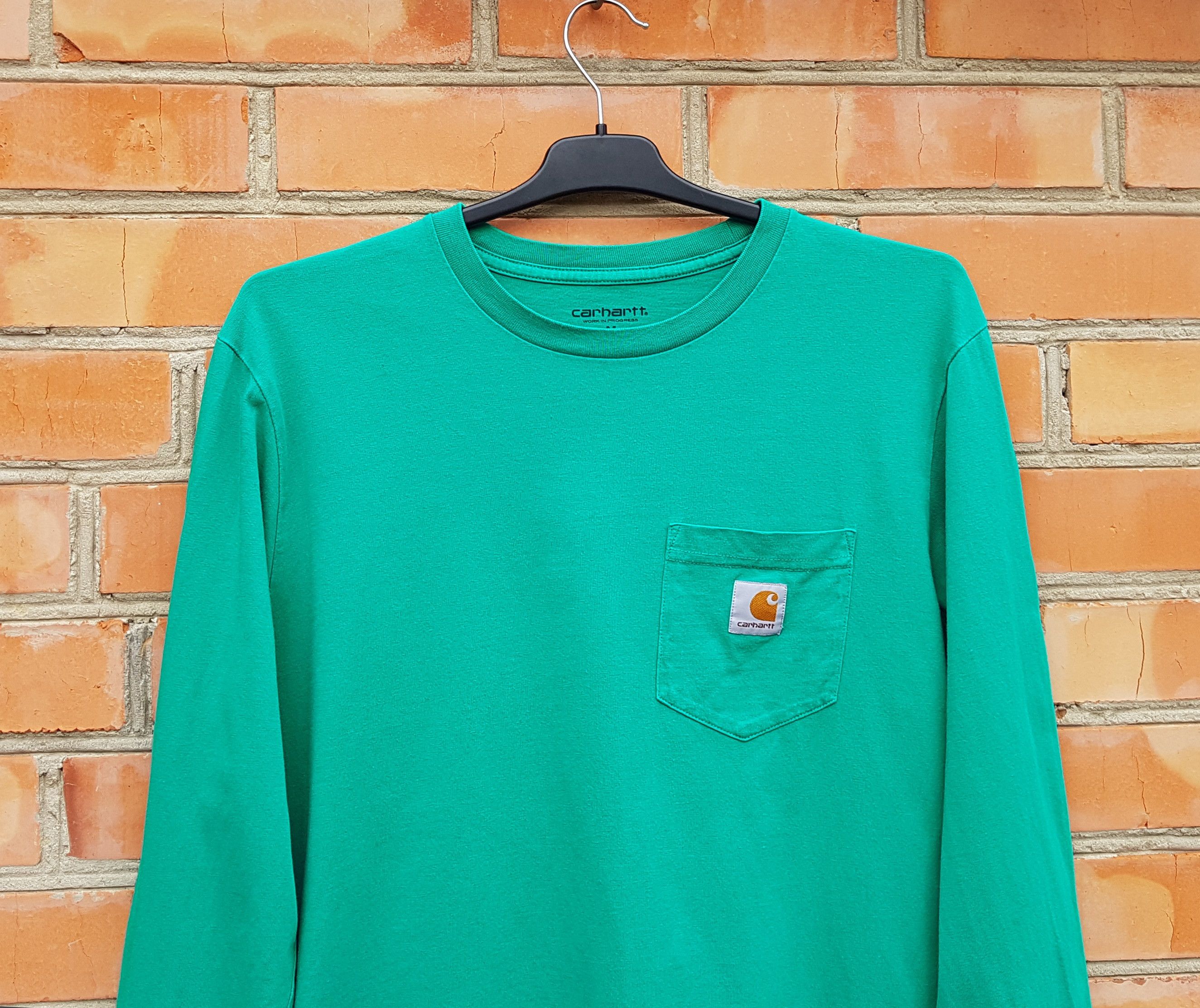 Carhartt Carhartt WiP Pocket Long Sleeve T Shirt Tee Size US M / EU 48-50 / 2 - 2 Thumbnail