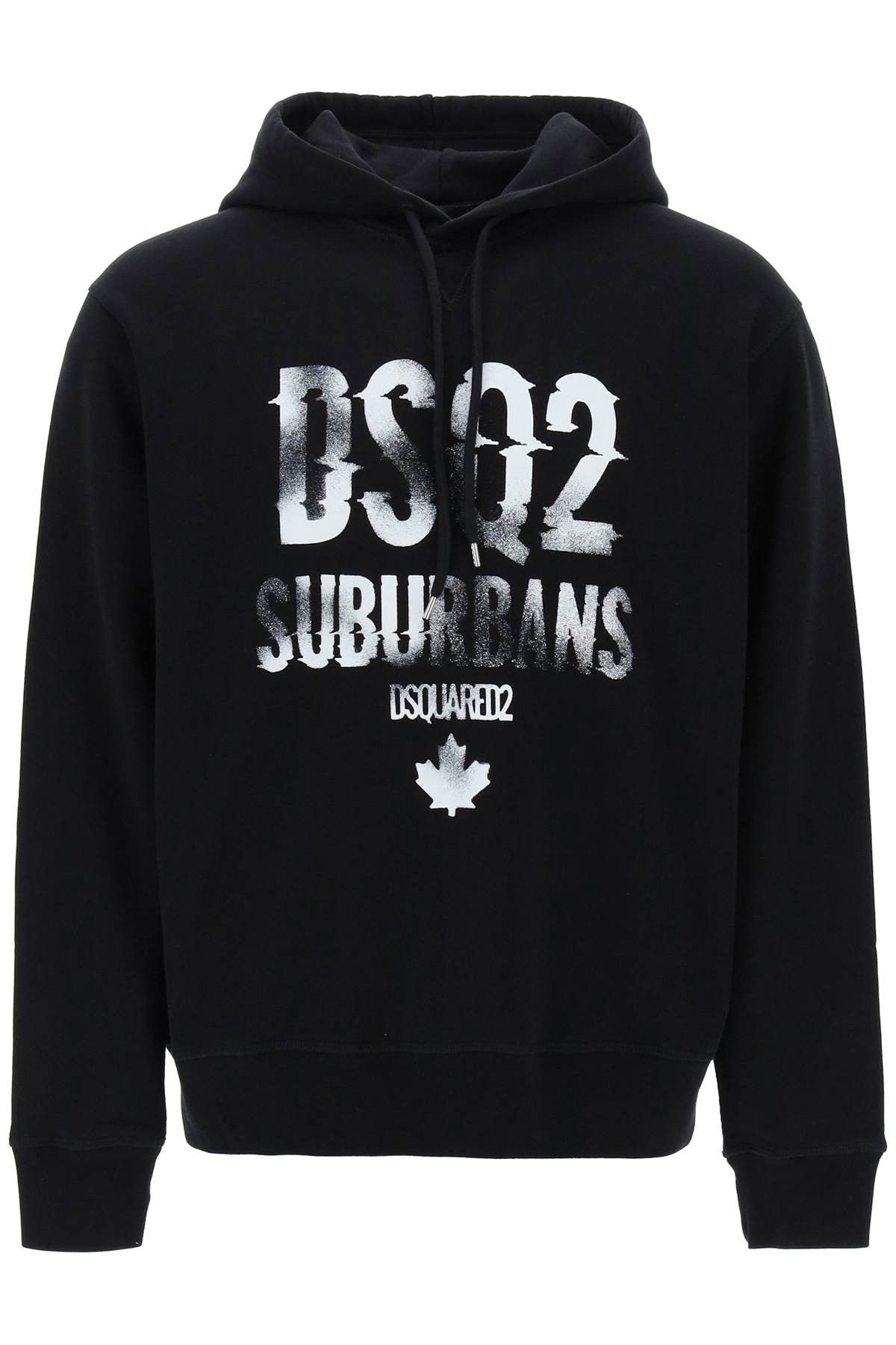 image of Dsquared2 "suburbans Cool Fit Sweatshirt in Black, Men's (Size Small)