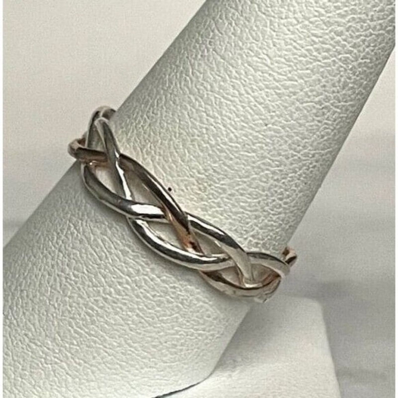 Other IBB 925 STERLING SILVER LACE BAND RING SIZE 9.25 SKY Size ONE SIZE - 4 Thumbnail