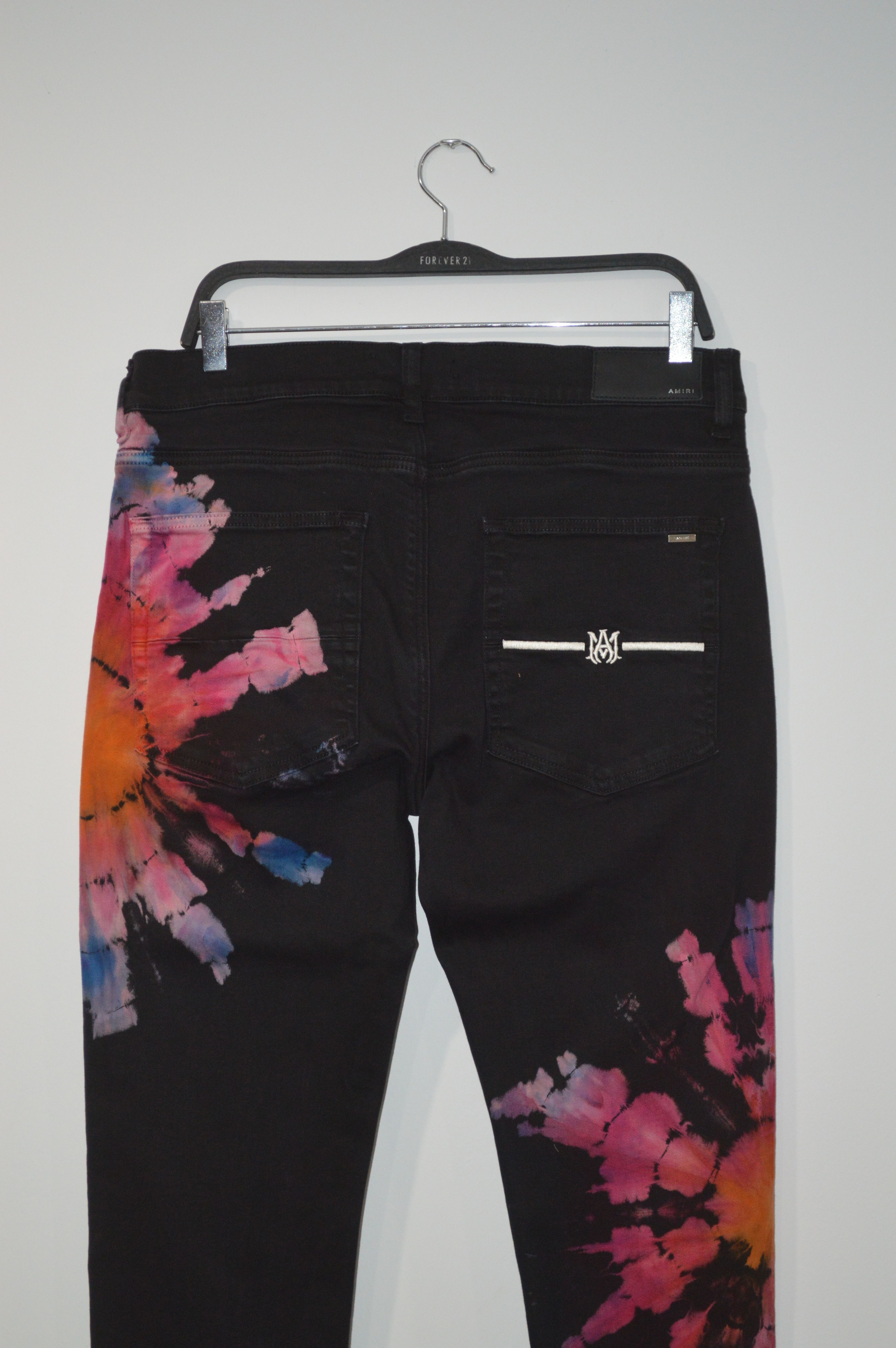 Amiri AMIRI (Tie Dye Reverse Black) Size US 34 / EU 50 - 4 Thumbnail