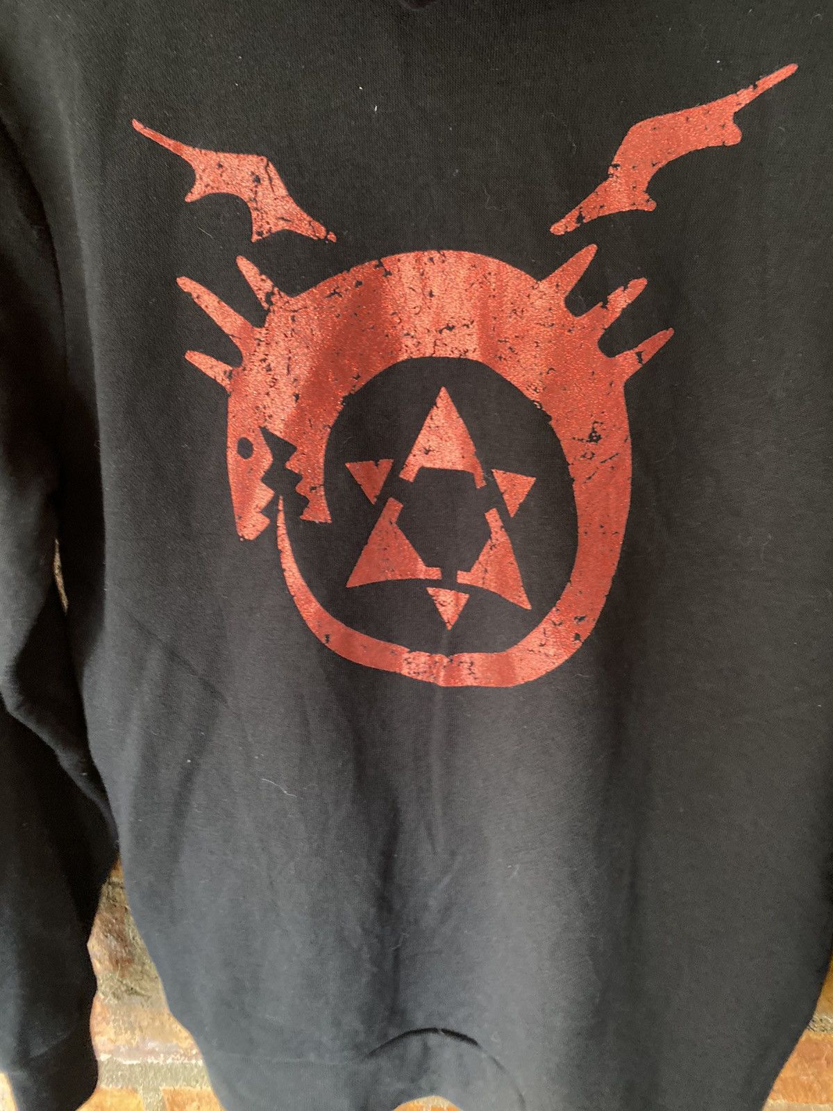 Anime 2000s FULLMETAL ALCHEMIST light robot hoddie Size US M / EU 48-50 / 2 - 8 Thumbnail