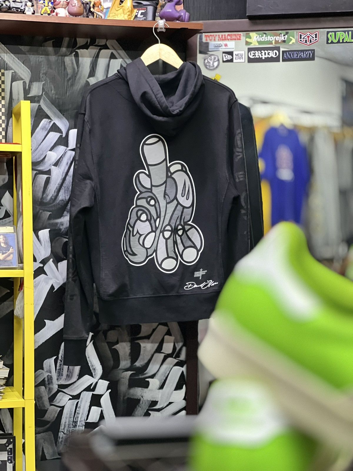 Dissizit DISSIZIT X DAVID FLORES ZIP HOODIE Size US S / EU 44-46 / 1 - 3 Thumbnail
