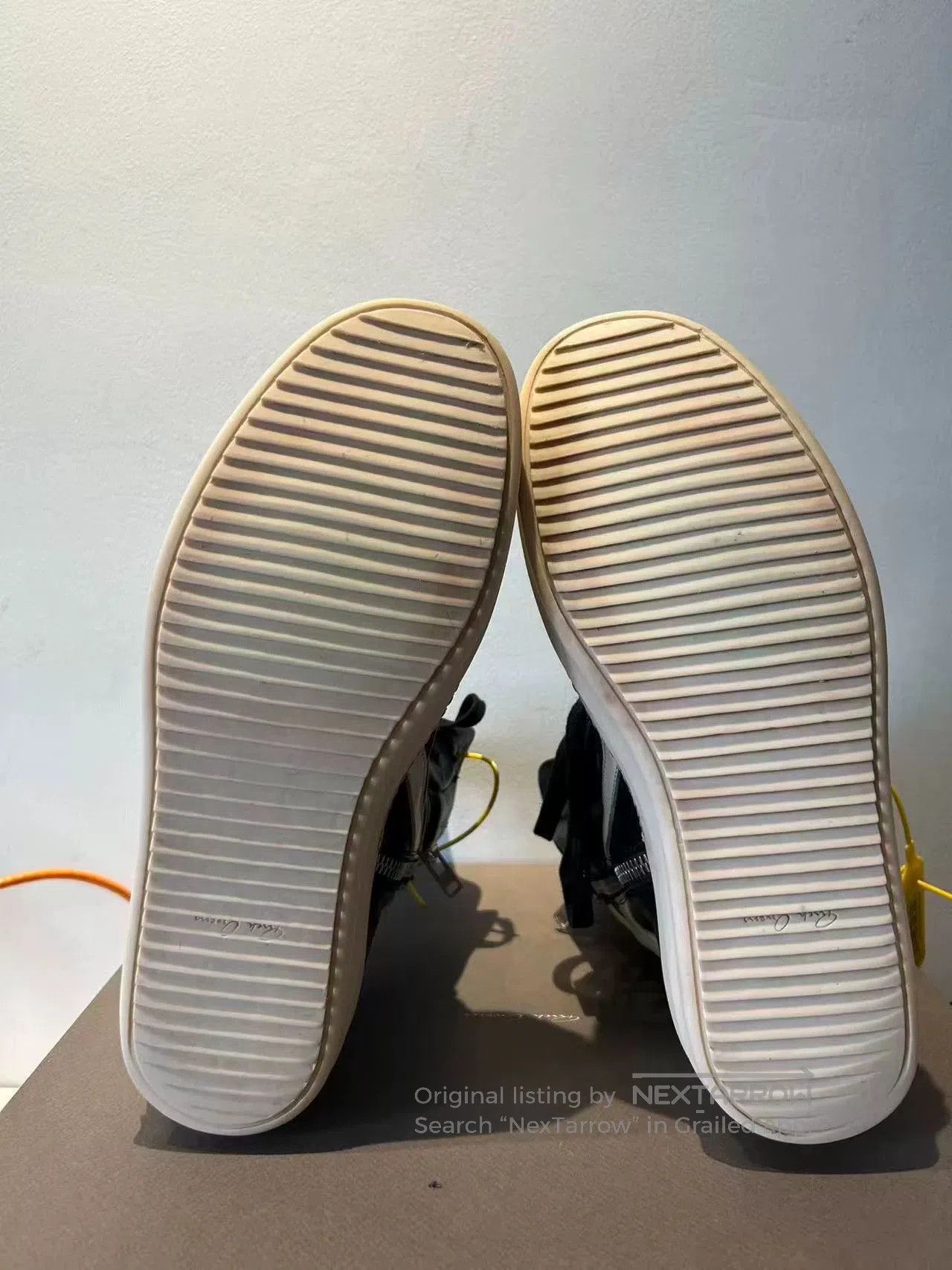 Rick Owens Rick Owens Leather High-Top Sneakers. Size US 10.5 / EU 43-44 - 7 Thumbnail