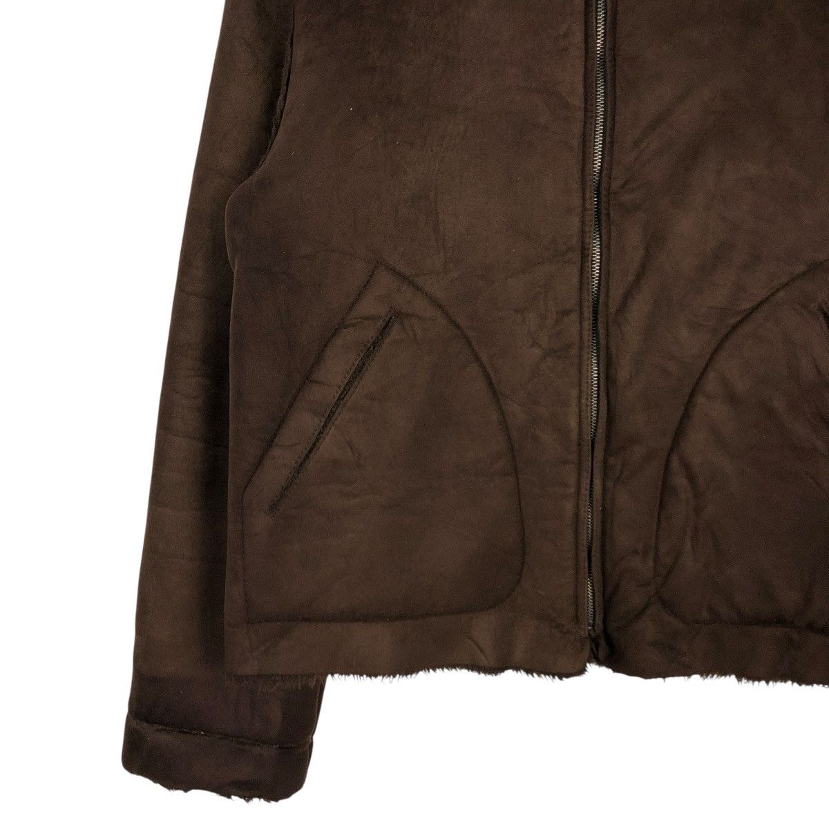 Paul Smith 🔥VINTAGE SHEARLING BIKER JACKET BLANKET PAUL SMITH MINK FUR Size US M / EU 48-50 / 2 - 6 Thumbnail