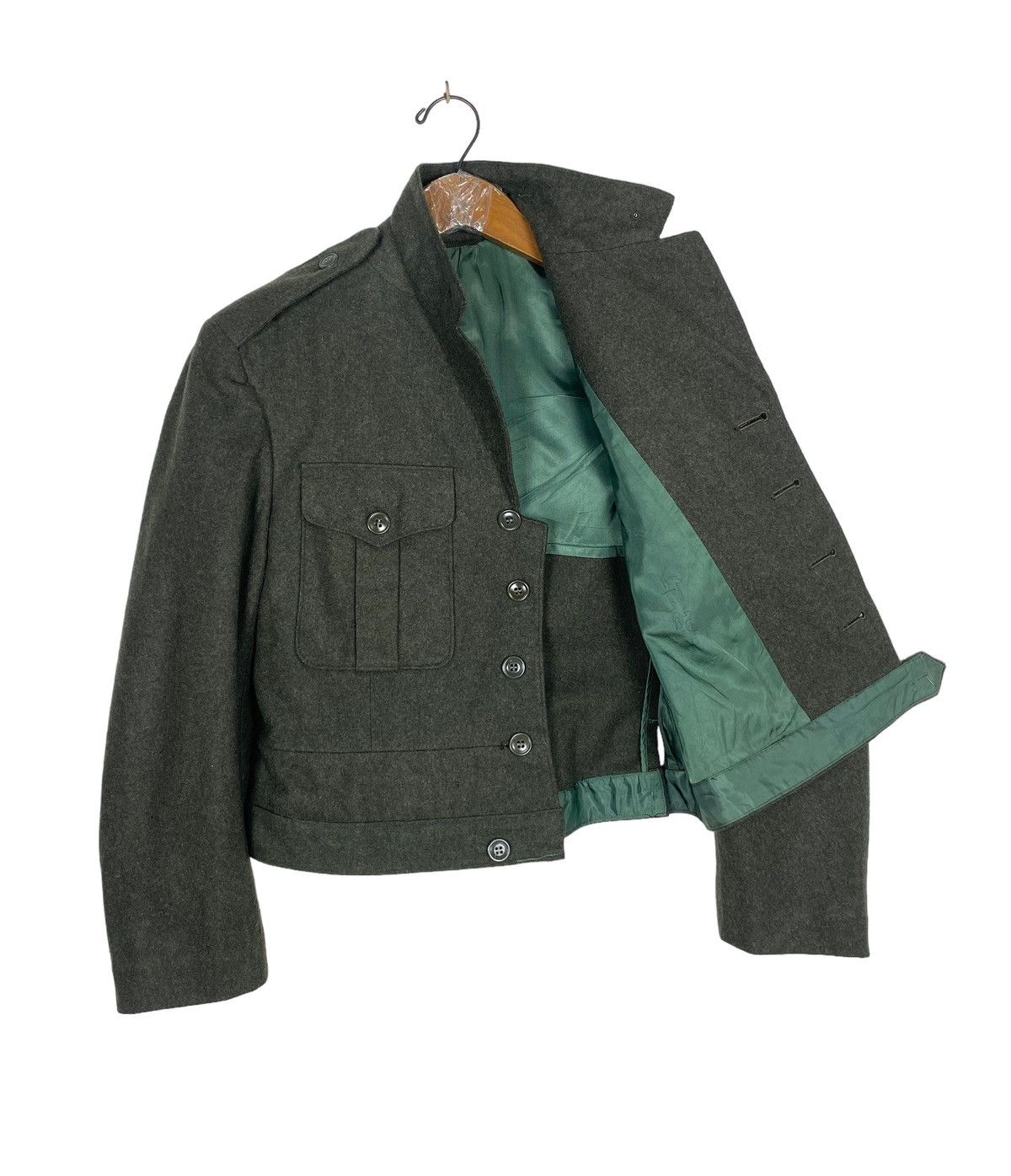 Vintage Rare‼️ Vintage Army Military Wool Coat Size US S / EU 44-46 / 1 - 4 Thumbnail