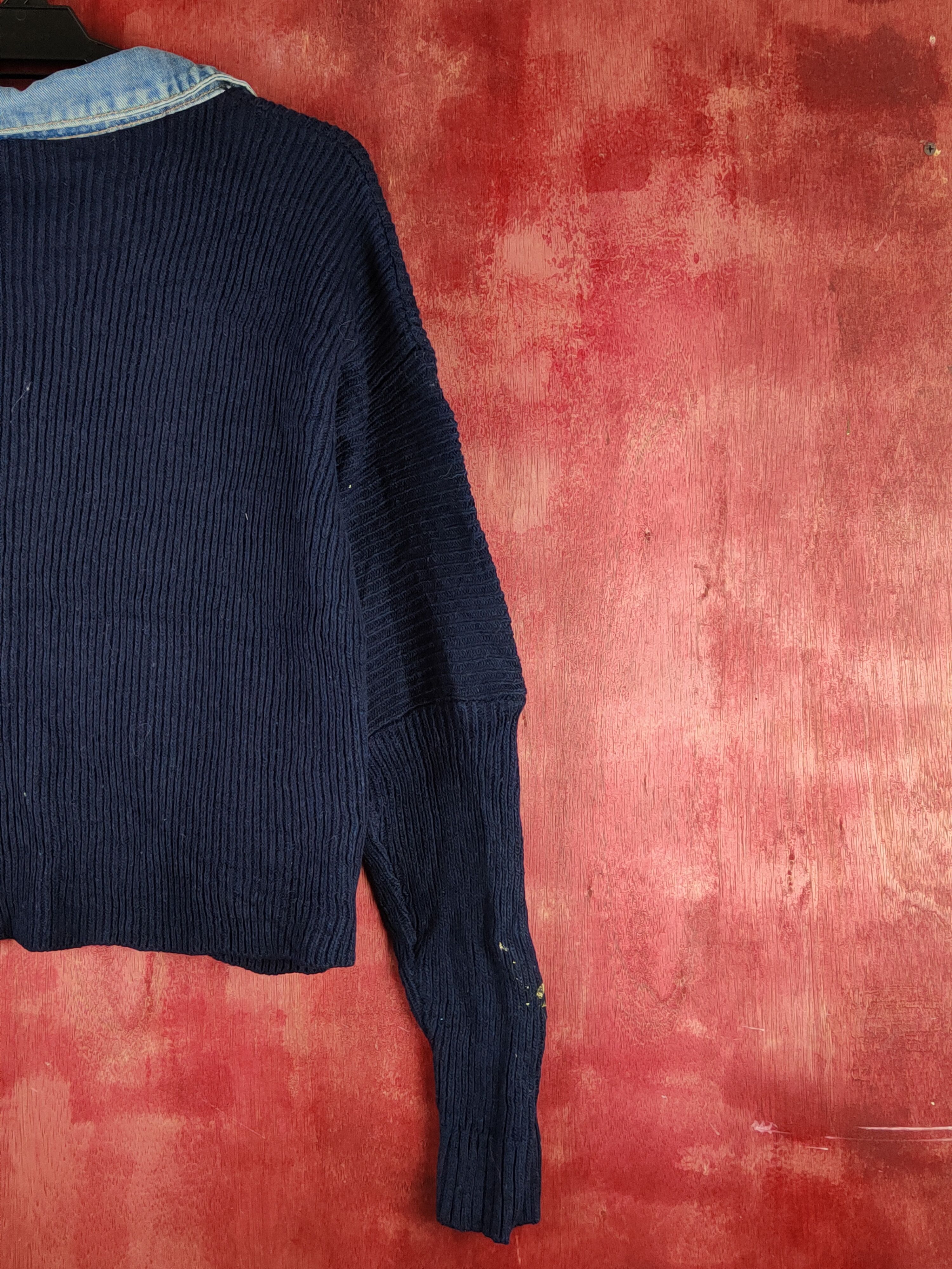 Japanese Brand Japanese Brand Dark Blue Knitwear Cardigan #S2345 Size M / US 6-8 / IT 42-44 - 8 Thumbnail