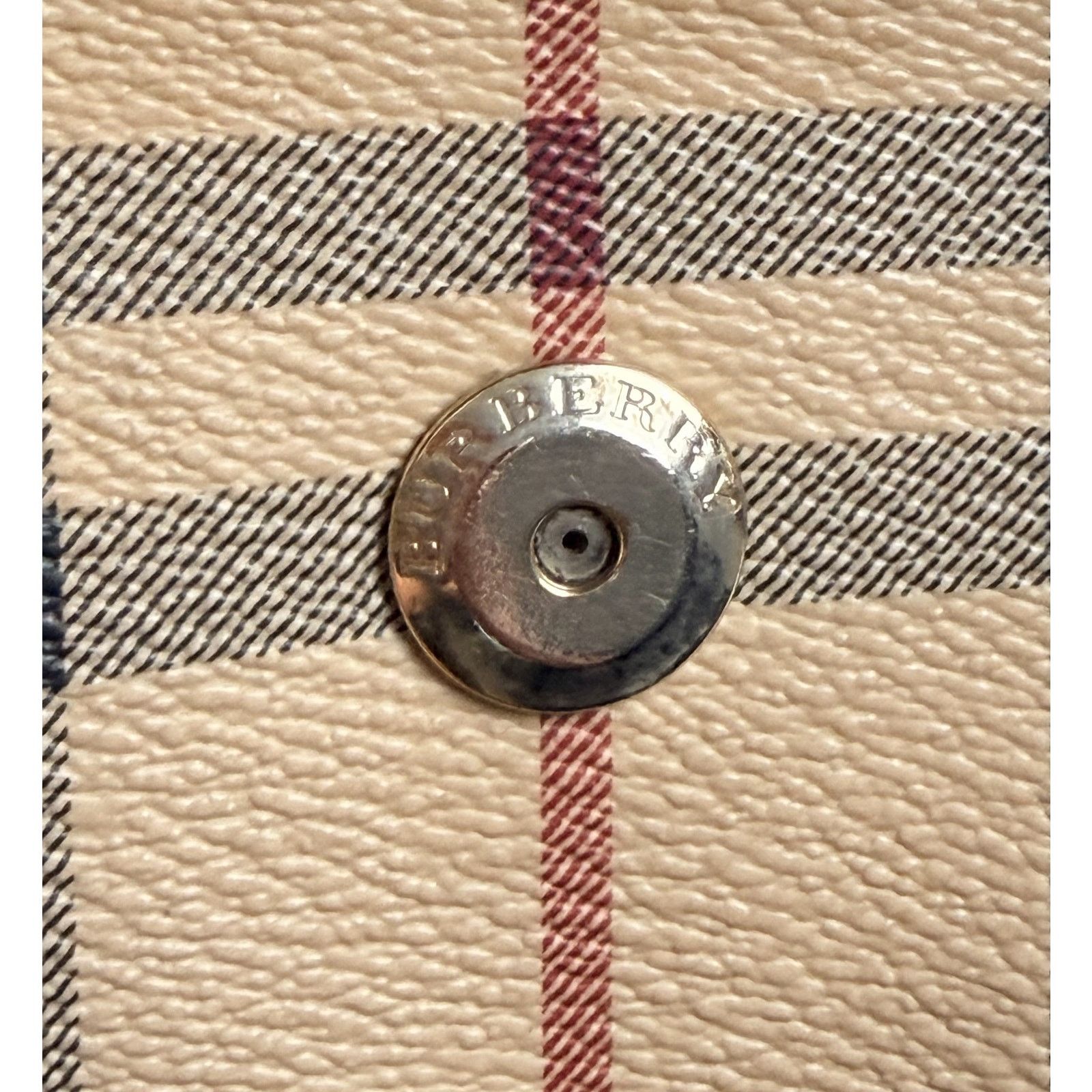 Burberry Burberry Burberry Haymarket Check Gold Coated Bag Size ONE SIZE - 16 Thumbnail