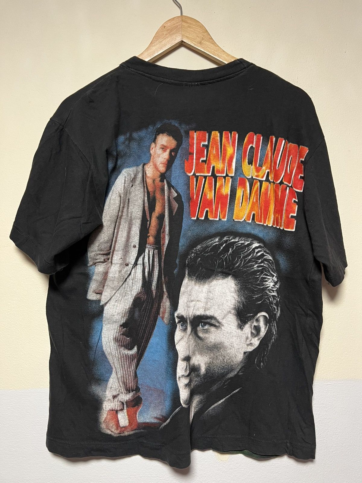 Vintage Vintage Jean-Claude Van Damme Bootleg 90s Vtg T-Shirt Size US L / EU 52-54 / 3 - 6 Thumbnail