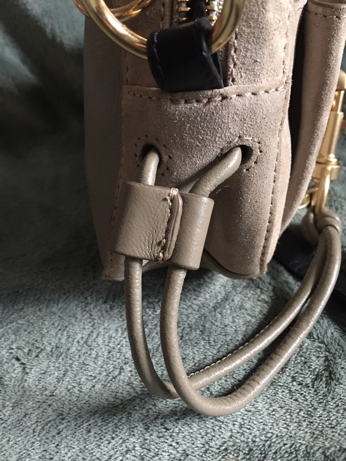 Chloe See by Chloe Suede Leather Beige Crossbody Shoulder Bag Size ONE SIZE - 9 Thumbnail