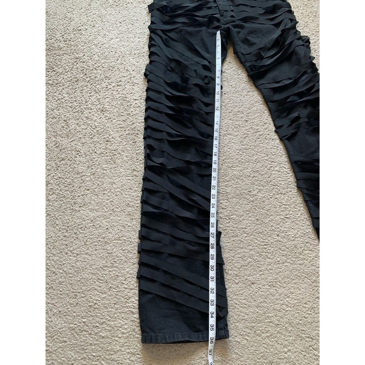 Helmut Lang HELMUT LANG BLACK RIBBON PANTS Size US 31 - 9 Thumbnail