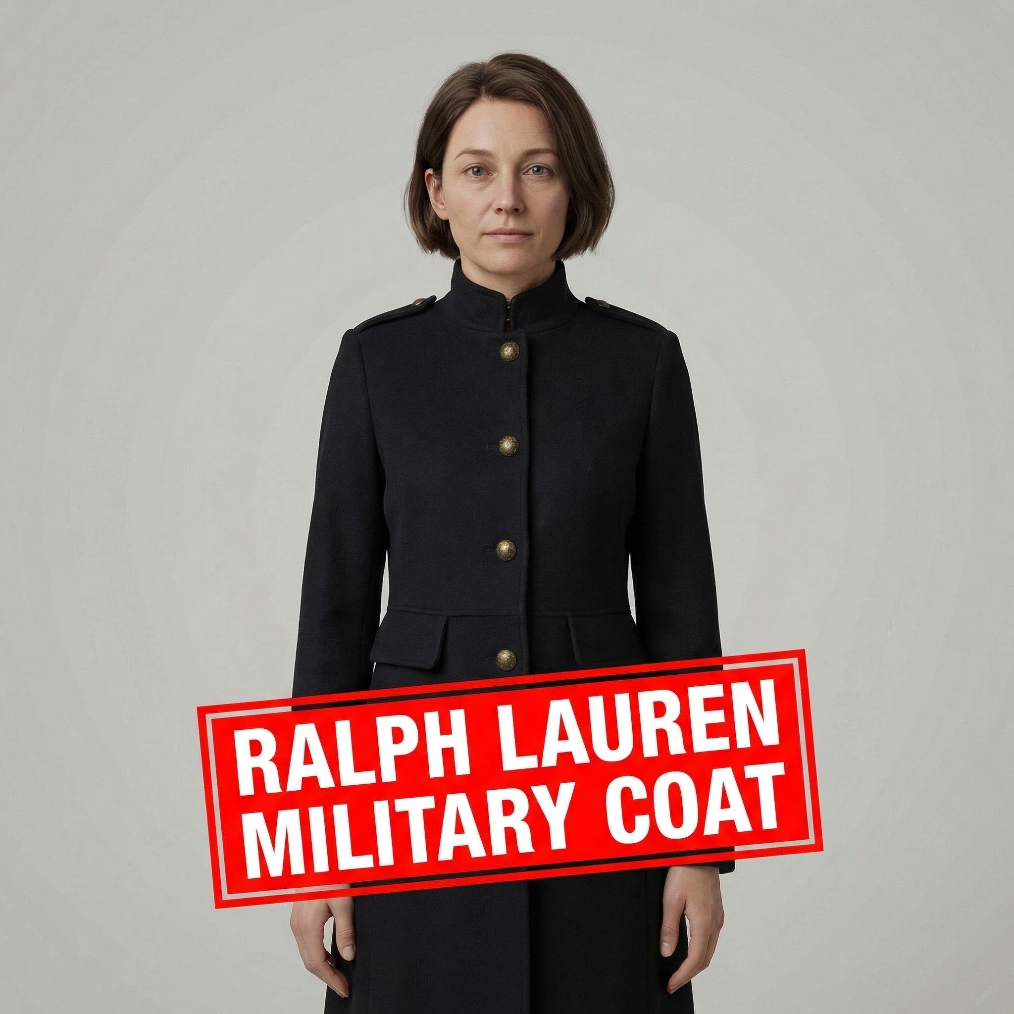 Lauren Ralph Lauren Vintage Ralph Lauren Military Coat – Wool Blend – Size S Size S / US 4 / IT 40 - 1 Thumbnail