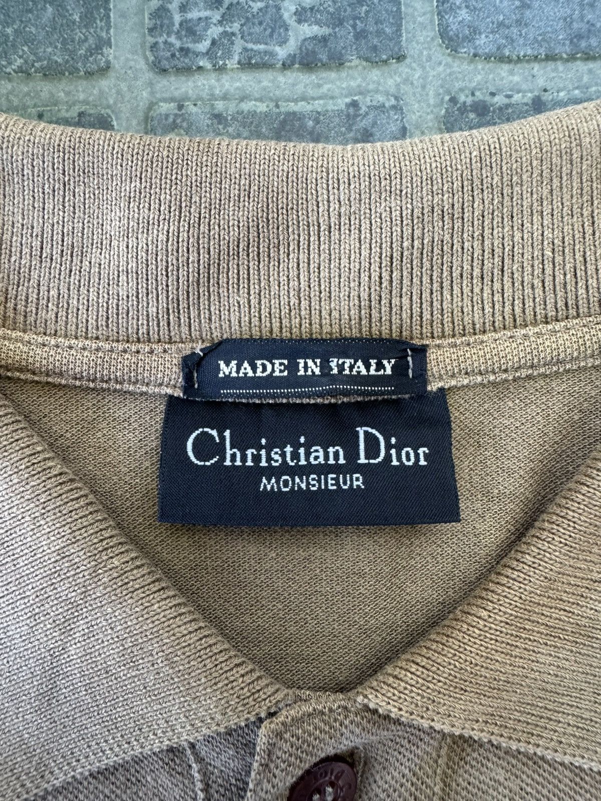 Christian Dior Monsieur VINTAGE CHRISTIAN DIOR MONSIEUR LONGSLEEVE POLO SHIRT Size US XL / EU 56 / 4 - 9 Thumbnail