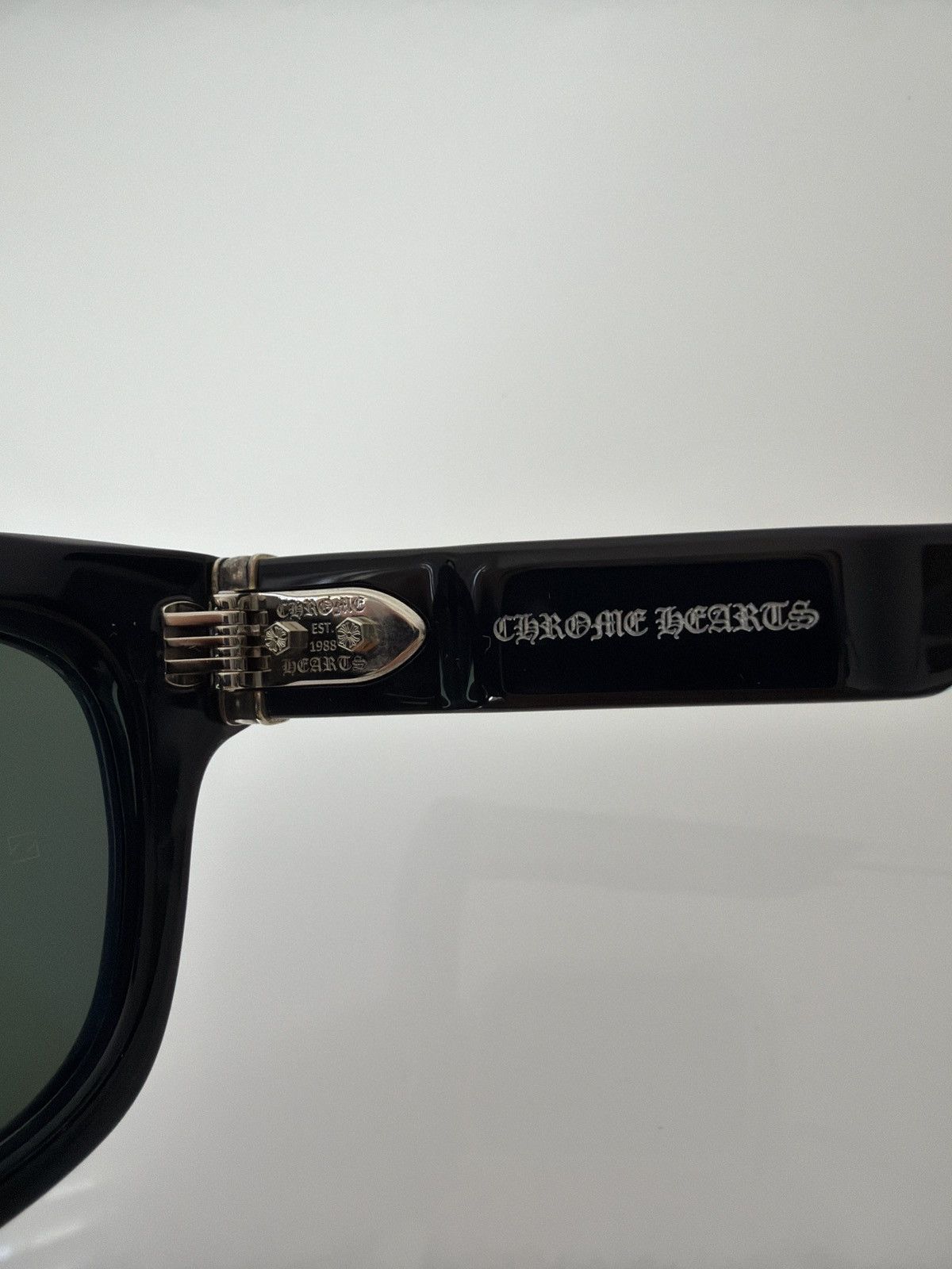 Chrome Hearts Chrome Hearts Dick Fitzener Sunglasses New Black Crystal Size ONE SIZE - 8 Thumbnail