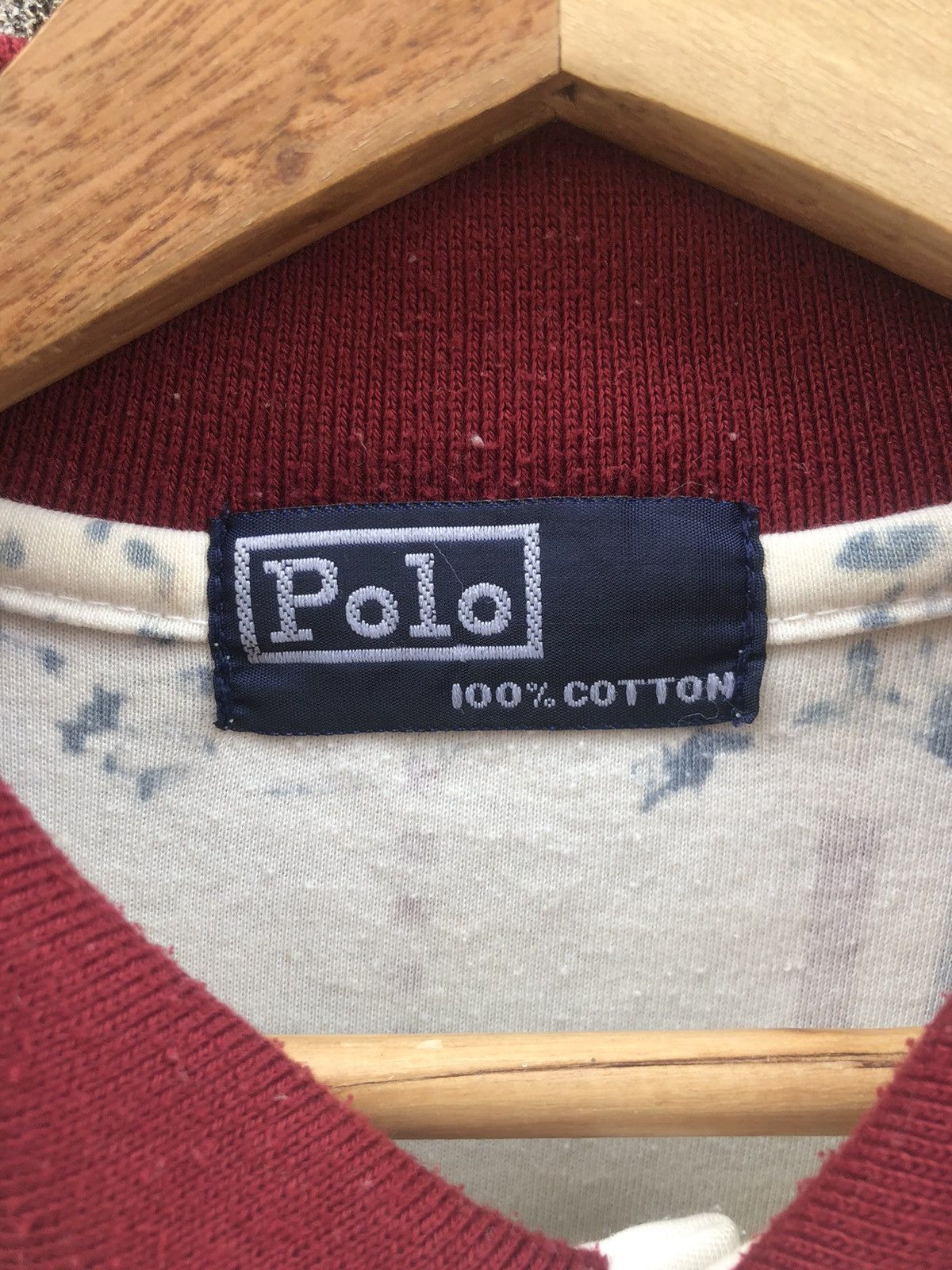 Polo Ralph Lauren × Vintage Vintage Polo by Ralph Lauren FullPrint Polo-Tee Size US L / EU 52-54 / 3 - 3 Thumbnail