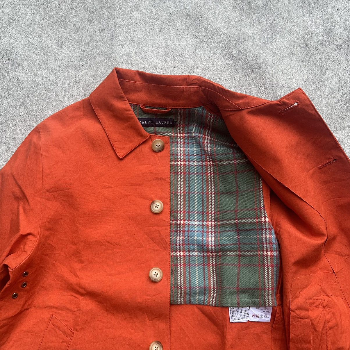 Polo Ralph Lauren × Ralph Lauren × Vintage 90s Vintage Ralph Lauren Raincoat Size US M / EU 48-50 / 2 - 4 Thumbnail
