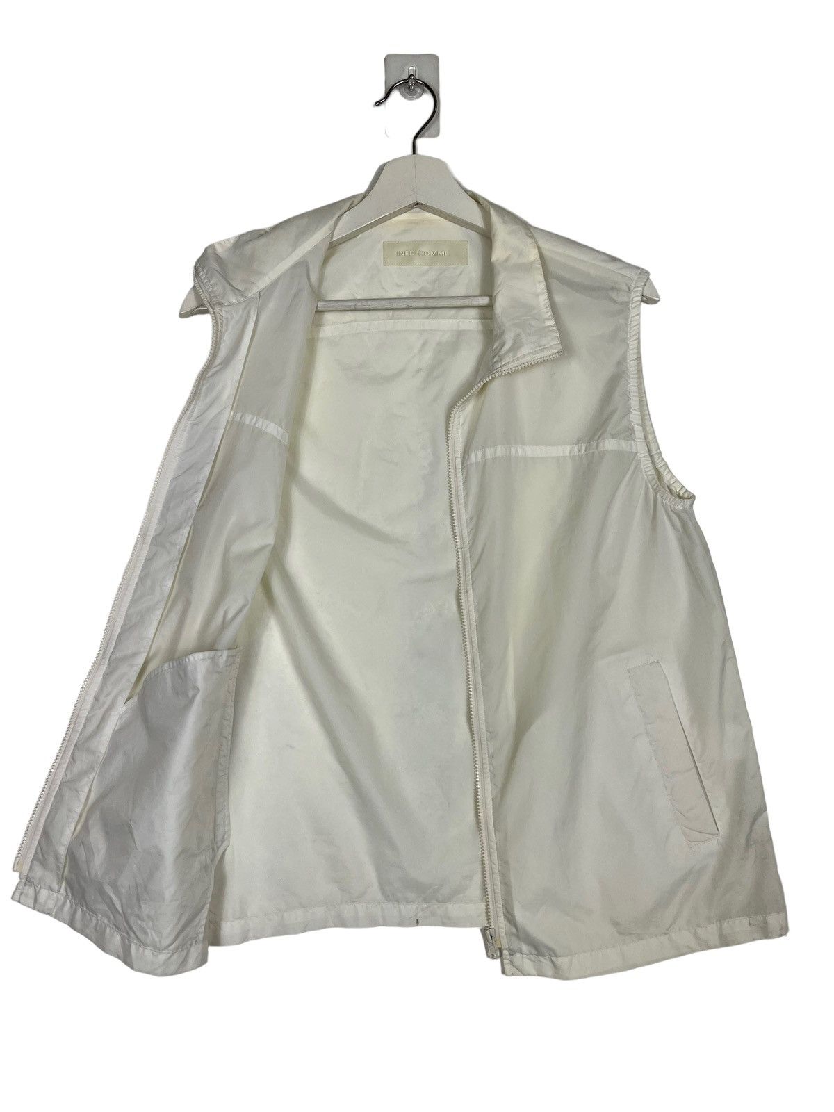 Japanese Brand 🔥 INED HOMME TANK TOP NYLON JACKET Size US M / EU 48-50 / 2 - 9 Thumbnail