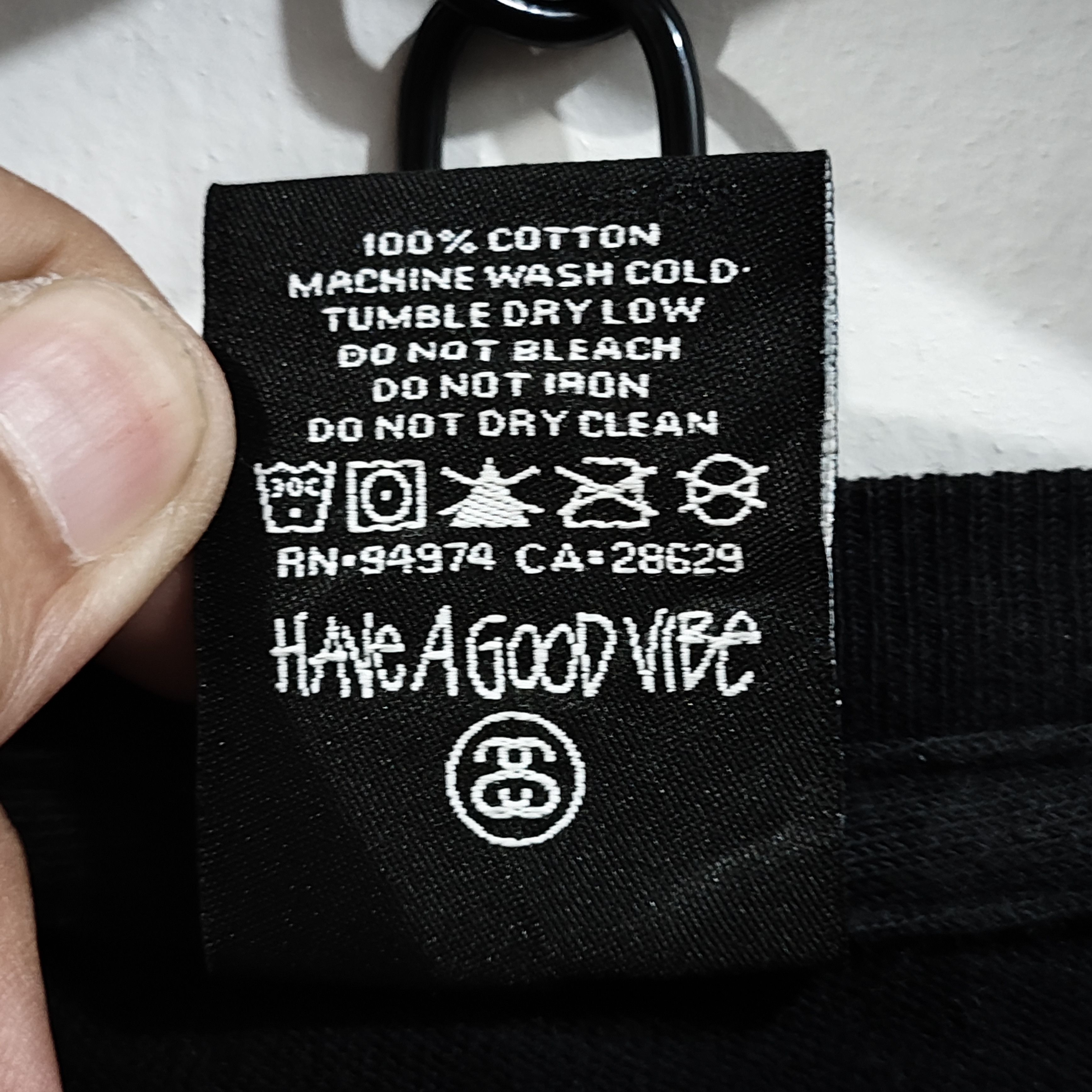 Stussy Authentic Stussy Flower Stock Logo Black Shirt Size US M / EU 48-50 / 2 - 5 Thumbnail