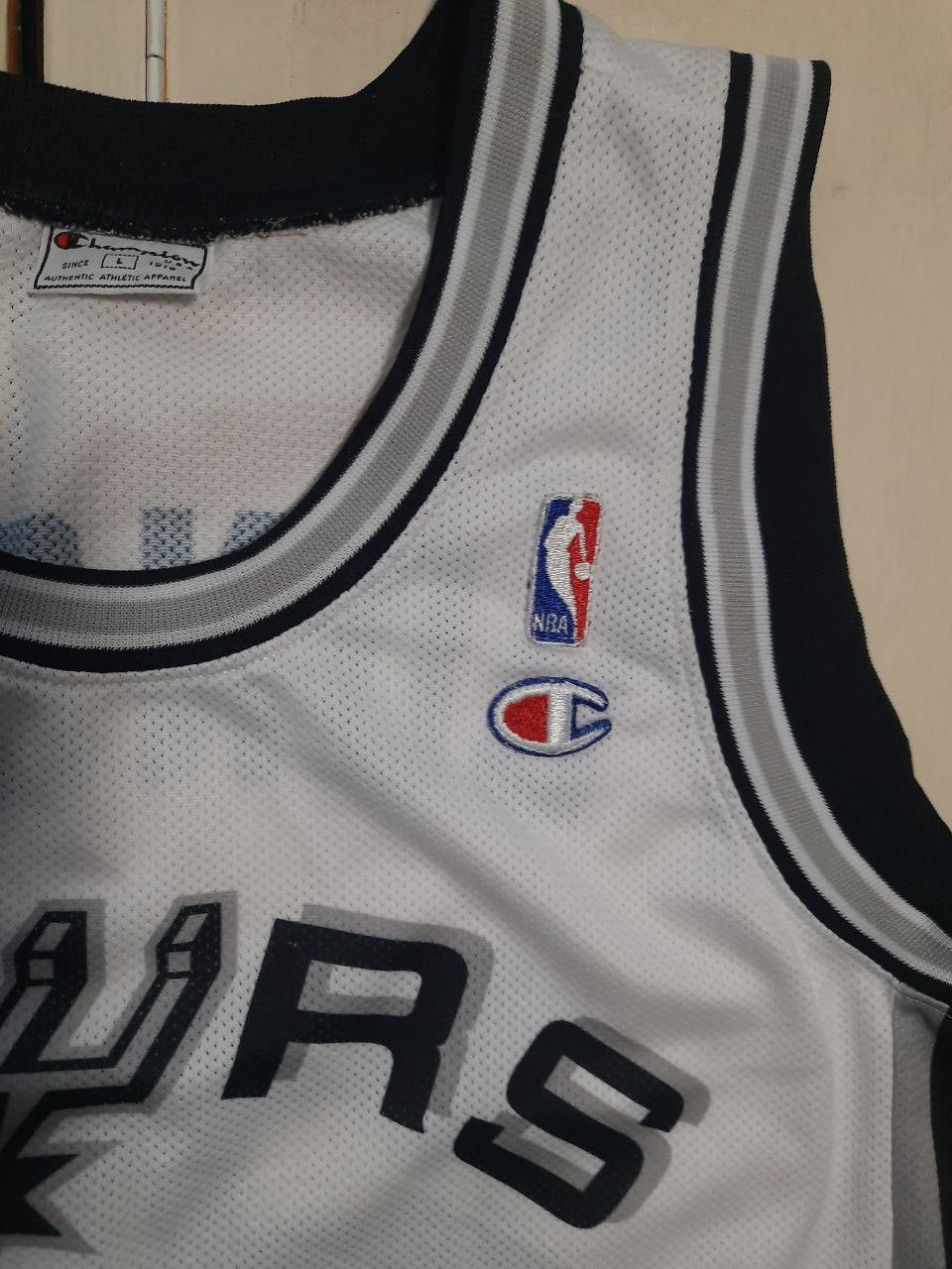 Champion × NBA Champion San Antonio Spurs Jersey #21 Duncan 1997-2000 Size US L / EU 52-54 / 3 - 7 Thumbnail
