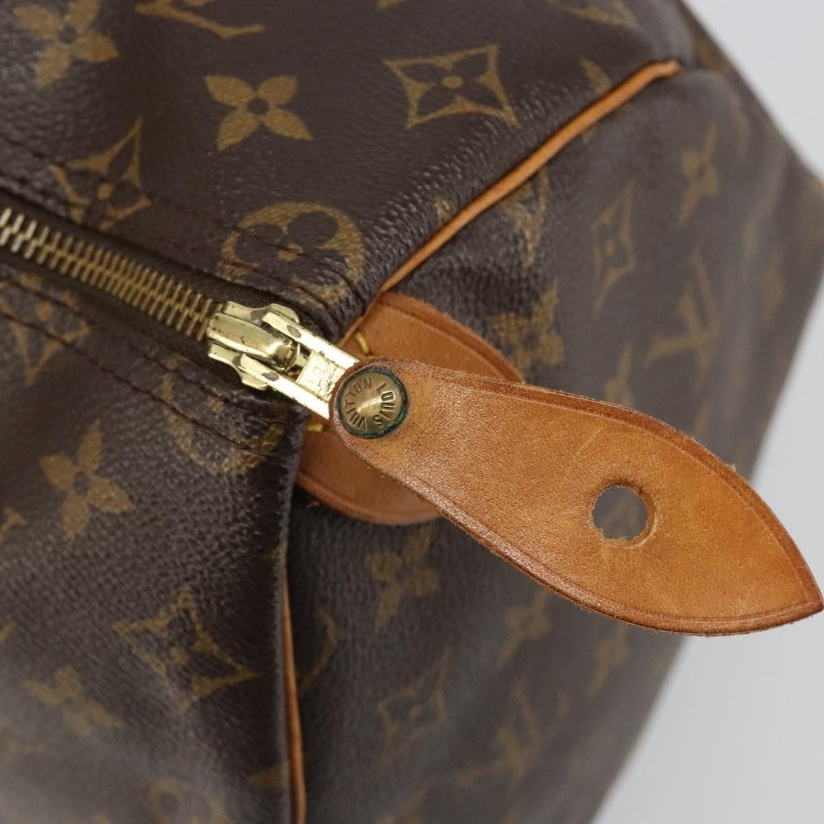 Louis Vuitton Louis Vuitton Monogram Speedy 35 Handbag Brown Size ONE SIZE - 7 Thumbnail