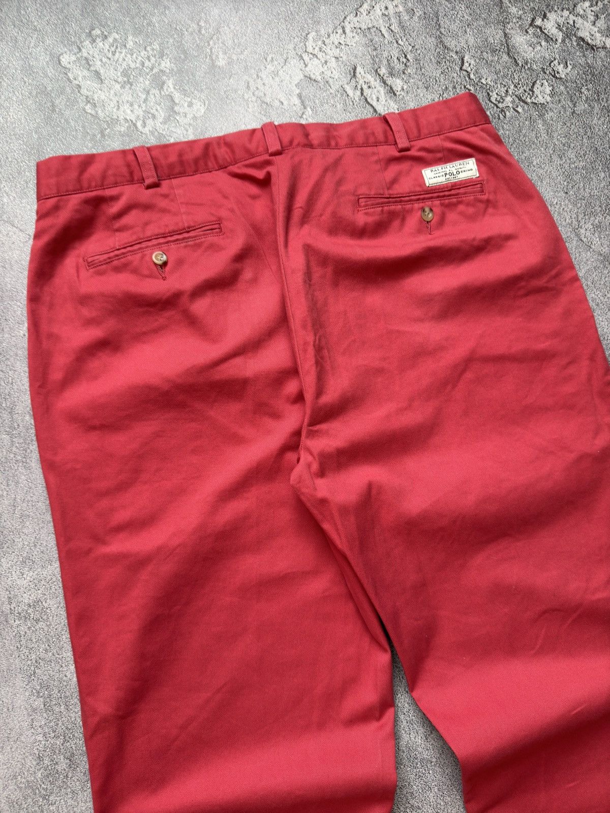 Polo Ralph Lauren Polo Ralph Lauren 36/32 pink chino pant trouser Jean 90s Size US 36 / EU 52 - 3 Thumbnail