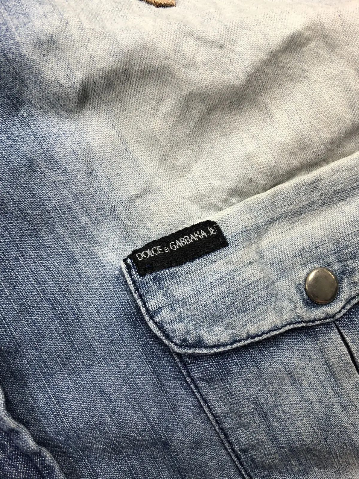Dolce & Gabbana DOLCE&GABBANA Vintage J&ANS AvantgardeStreetwear Denim Shirt Size US L / EU 52-54 / 3 - 7 Thumbnail