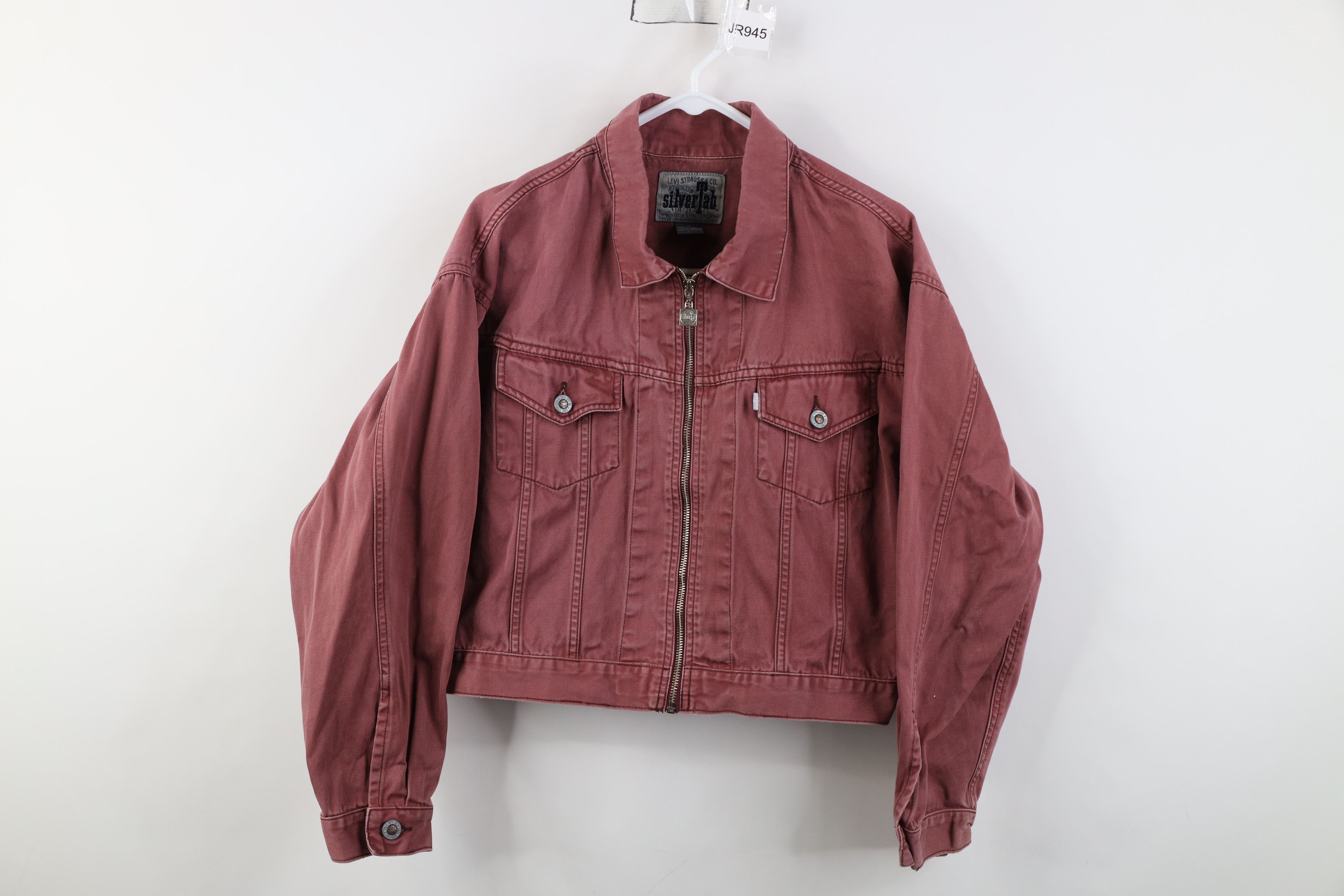 Levi's Vintage 90s Levis Silvertab Babydoll Cropped Trucker Jacket Size M / US 6-8 / IT 42-44 - 1 Thumbnail