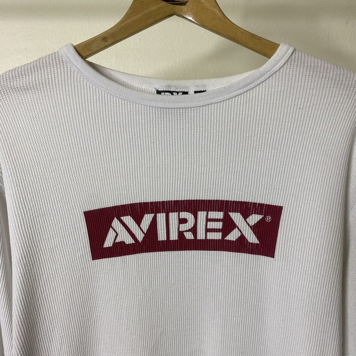 Avirex × Vintage Vintage Y2K PX Avirex Military Garment Box Logo Waffle LS Size US M / EU 48-50 / 2 - 2 Thumbnail