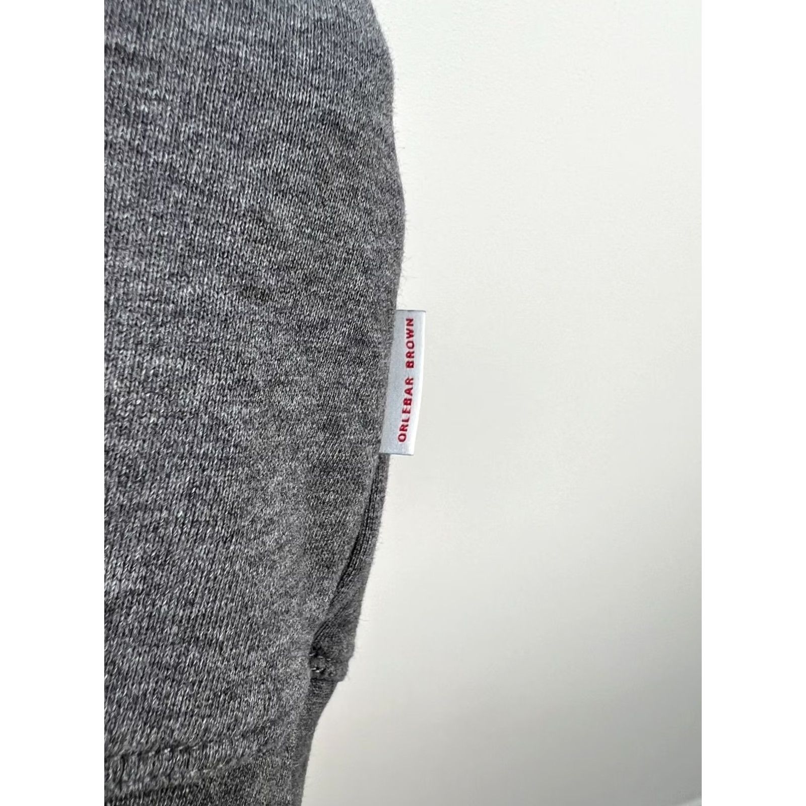 Orlebar Brown Orlebar Brown Sweatshirt Crew Neck Gray Size M Mens Pullover Long Sleeve Cotton Logo Regular Fit Size US M / EU 48-50 / 2 - 4 Thumbnail