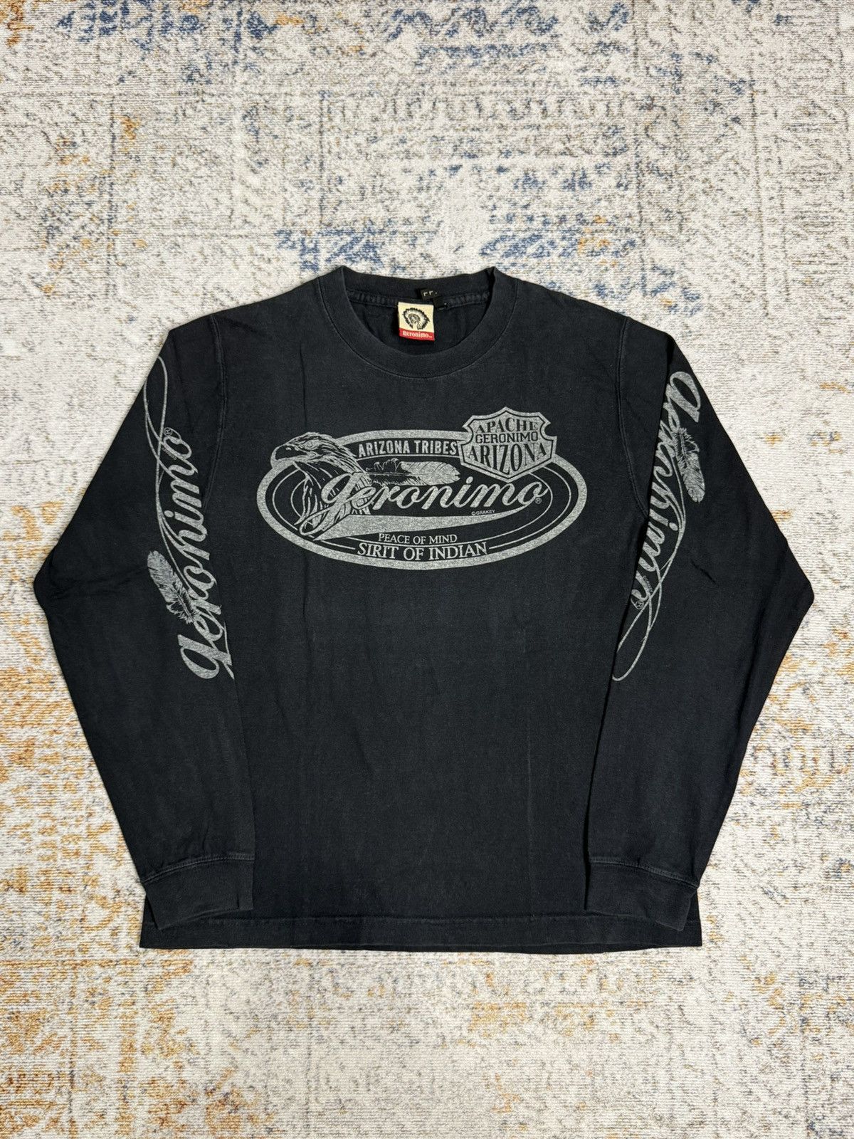 Indian Motorcycle Geronimo indiang art long sleeve Size US M / EU 48-50 / 2 - 1 Thumbnail