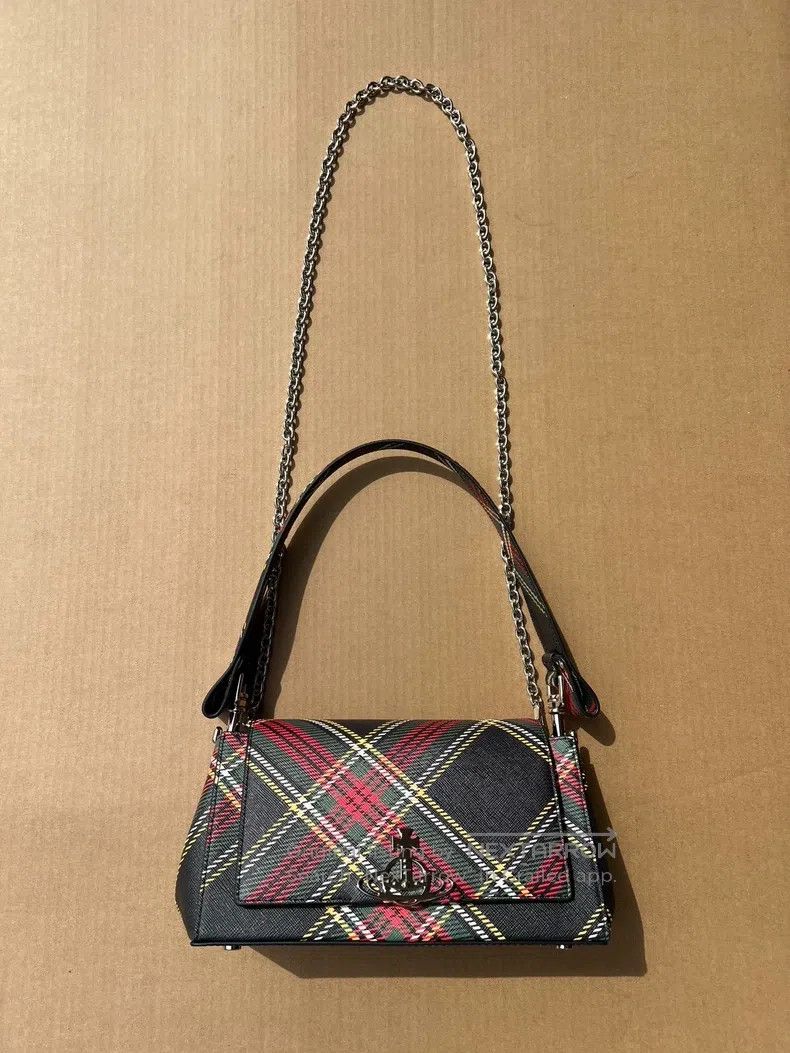 Vivienne Westwood Vivienne Westwood size os Black and Red Plaid Hazel Underar Size ONE SIZE - 1 Thumbnail