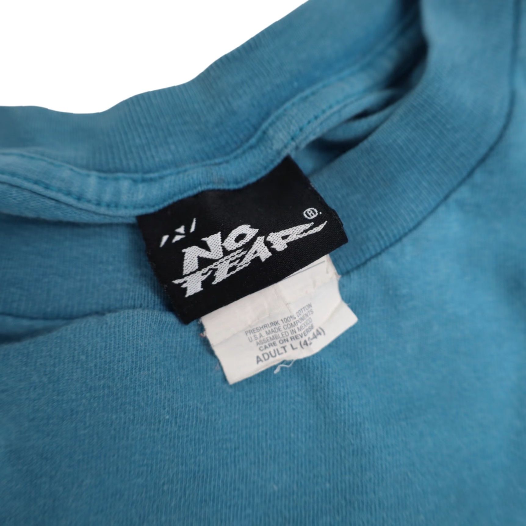 No Fear VINTAGE No Fear Shirt Mens Large Blue Spellout Graphic T Size US L / EU 52-54 / 3 - 6 Thumbnail
