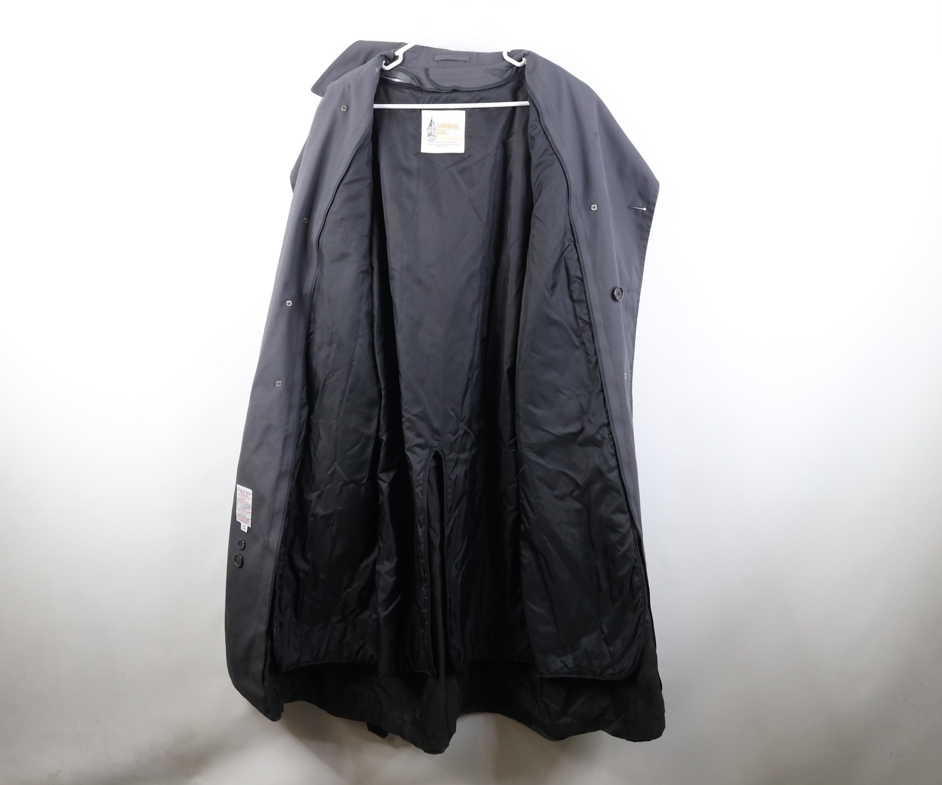 Vintage Vintage 70s Streetwear Double Breasted Trench Coat Gray USA Size US XXL / EU 58 / 5 - 11 Thumbnail