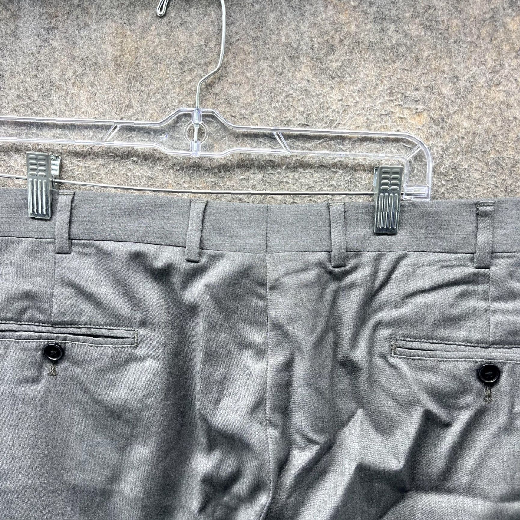 Brooks Brothers Brooks Brothers Pants Mens 38x30 Gray Regent Fit Dress Slacks Wool Blend Dress Pants Flat Front Mens Size US 38 / EU 54 - 4 Thumbnail