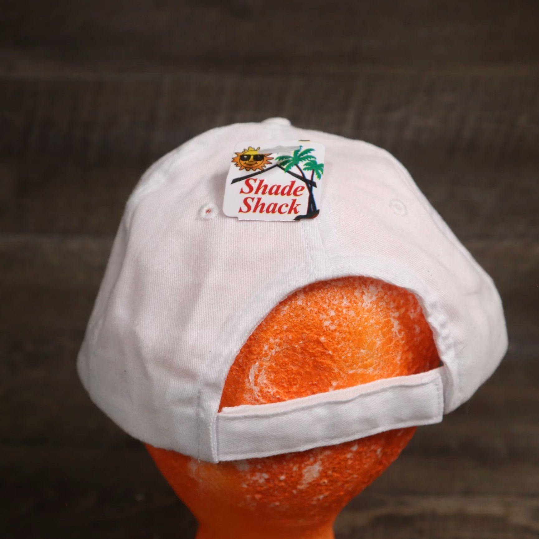 Vintage VINTAGE Panama City Beach Florida Strapback Hat White Beach Palm Tree Adult Adjustable Hat Men Wayne? Size ONE SIZE - 3 Thumbnail